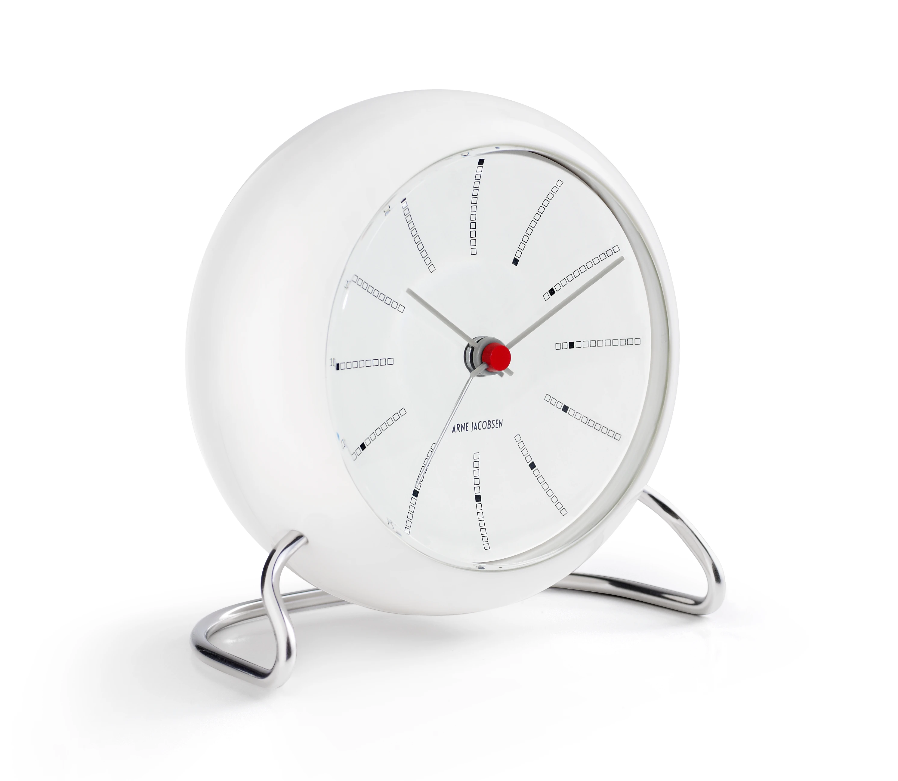 Arne Jacobsen Clocks Table clock Ø11 cm in White