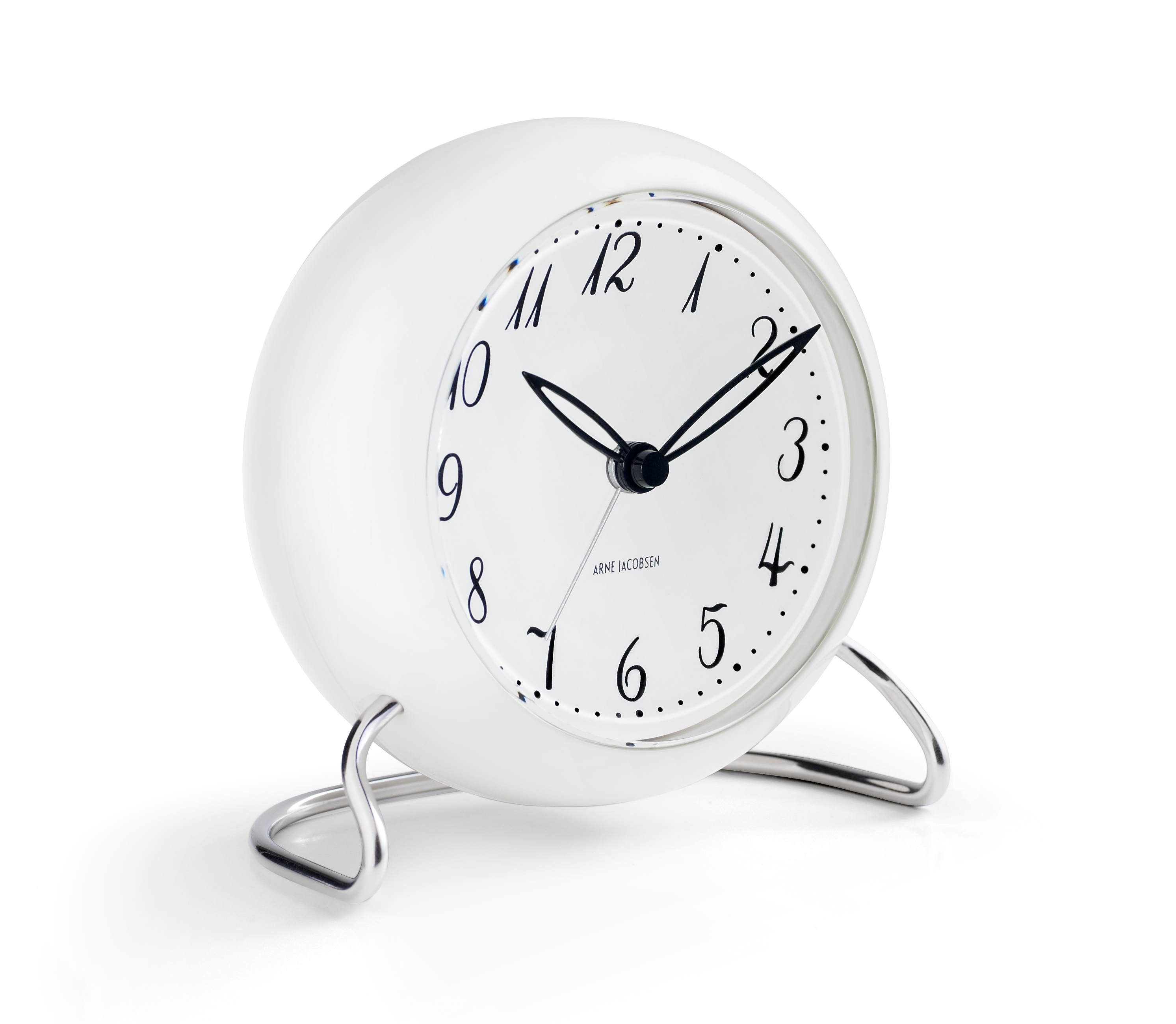 Arne Jacobsen Clocks Table clock Ø11 cm in White