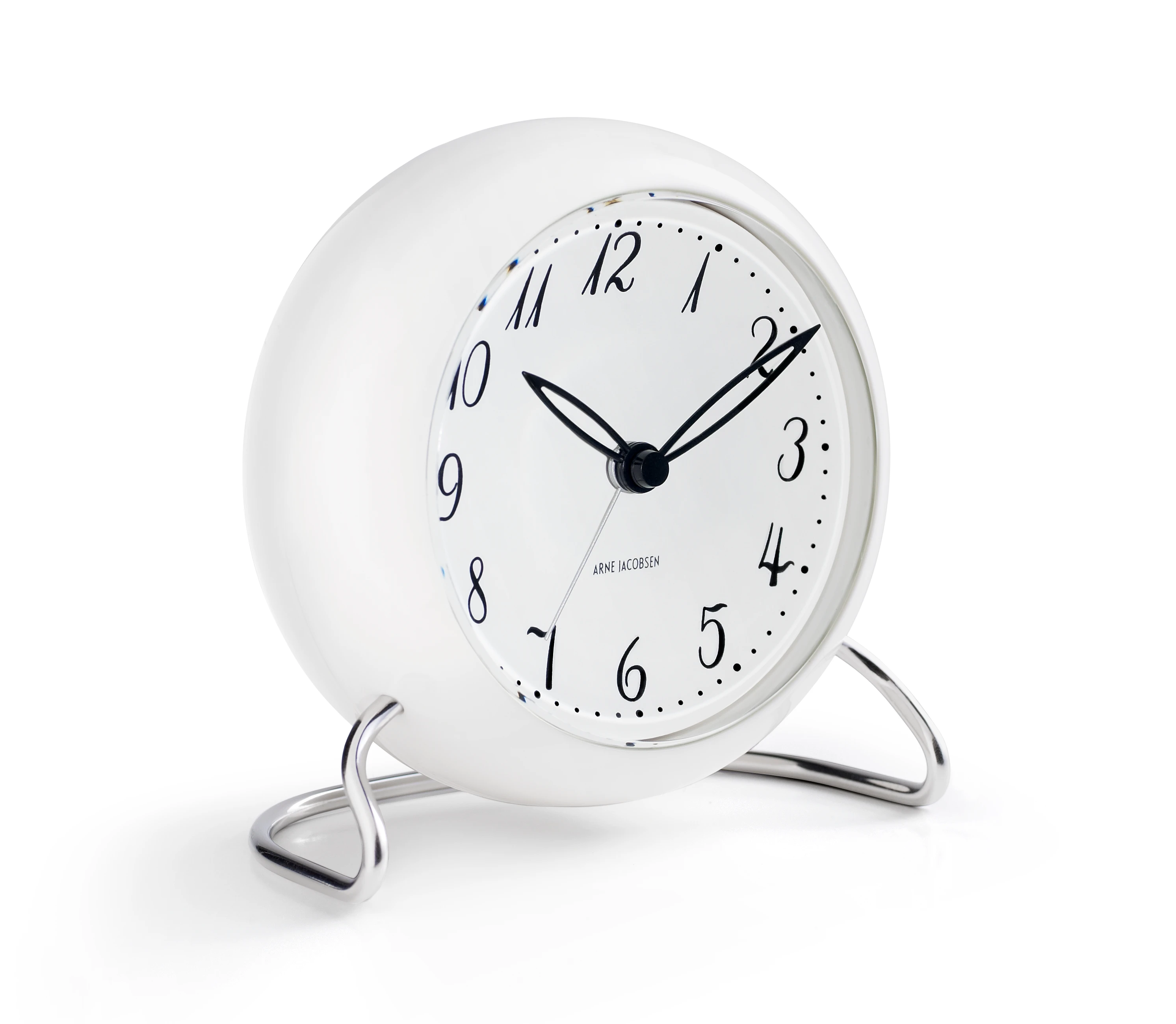 Arne Jacobsen Clocks Table clock Ø11 cm in White