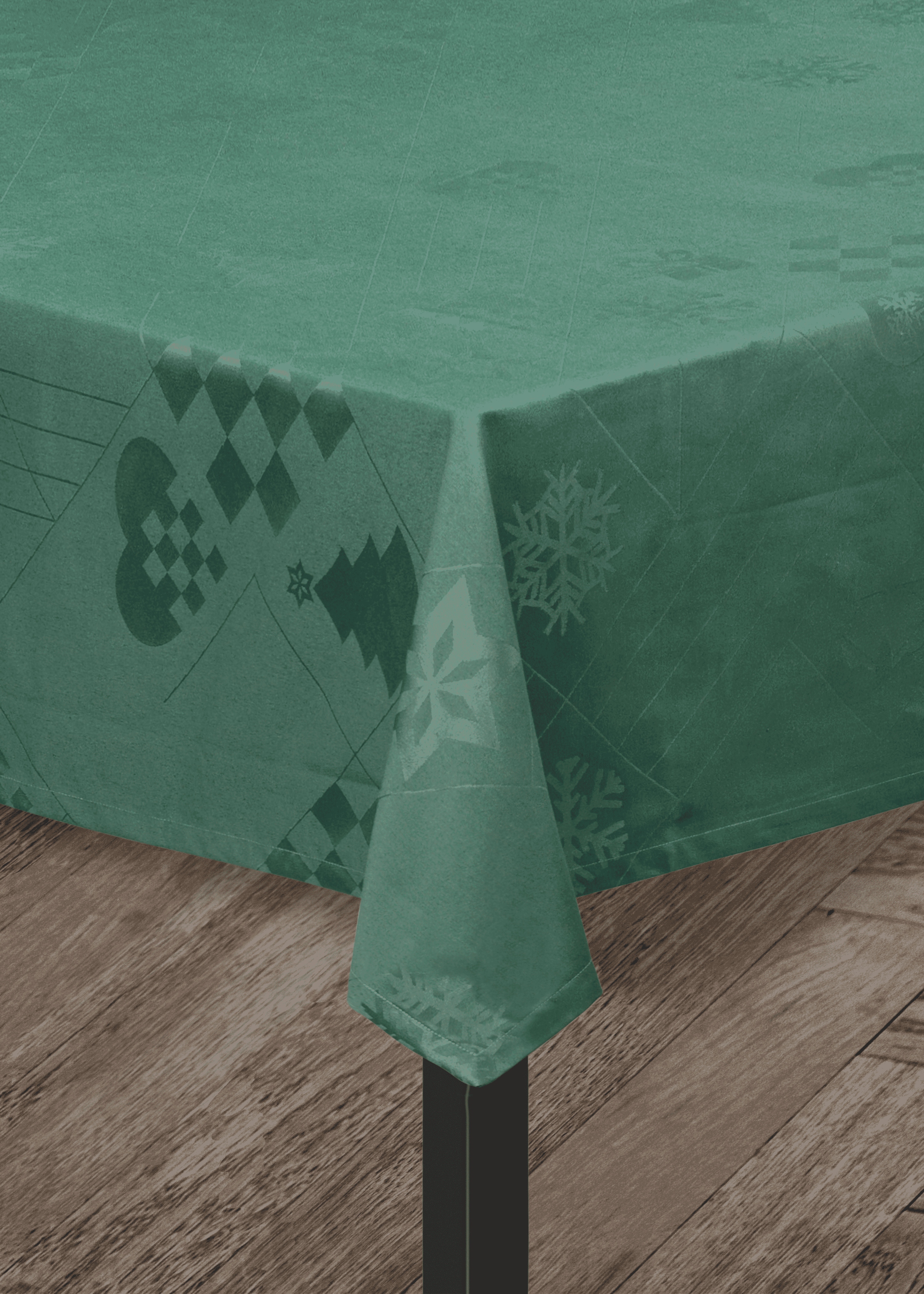 Natale Damask tablecloth 150x220 cm