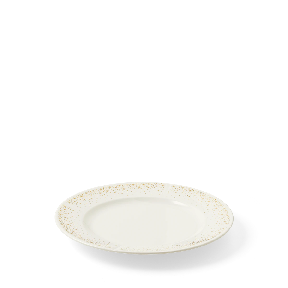 Plate Ø23 cm from Rosendahl in White with gold color, made of Ceramics