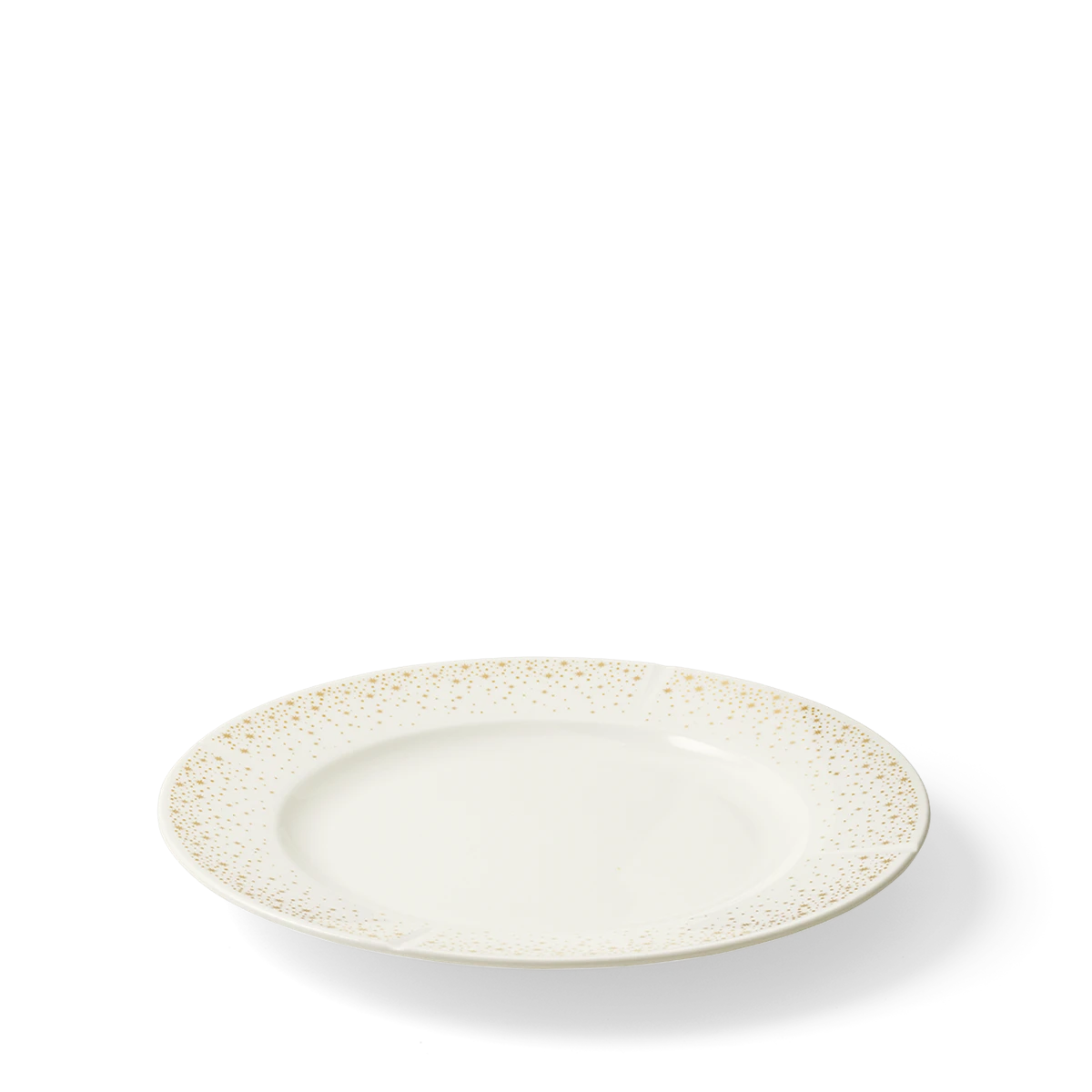 Plate Ø27 cm from Rosendahl in White with gold color, made of Ceramics