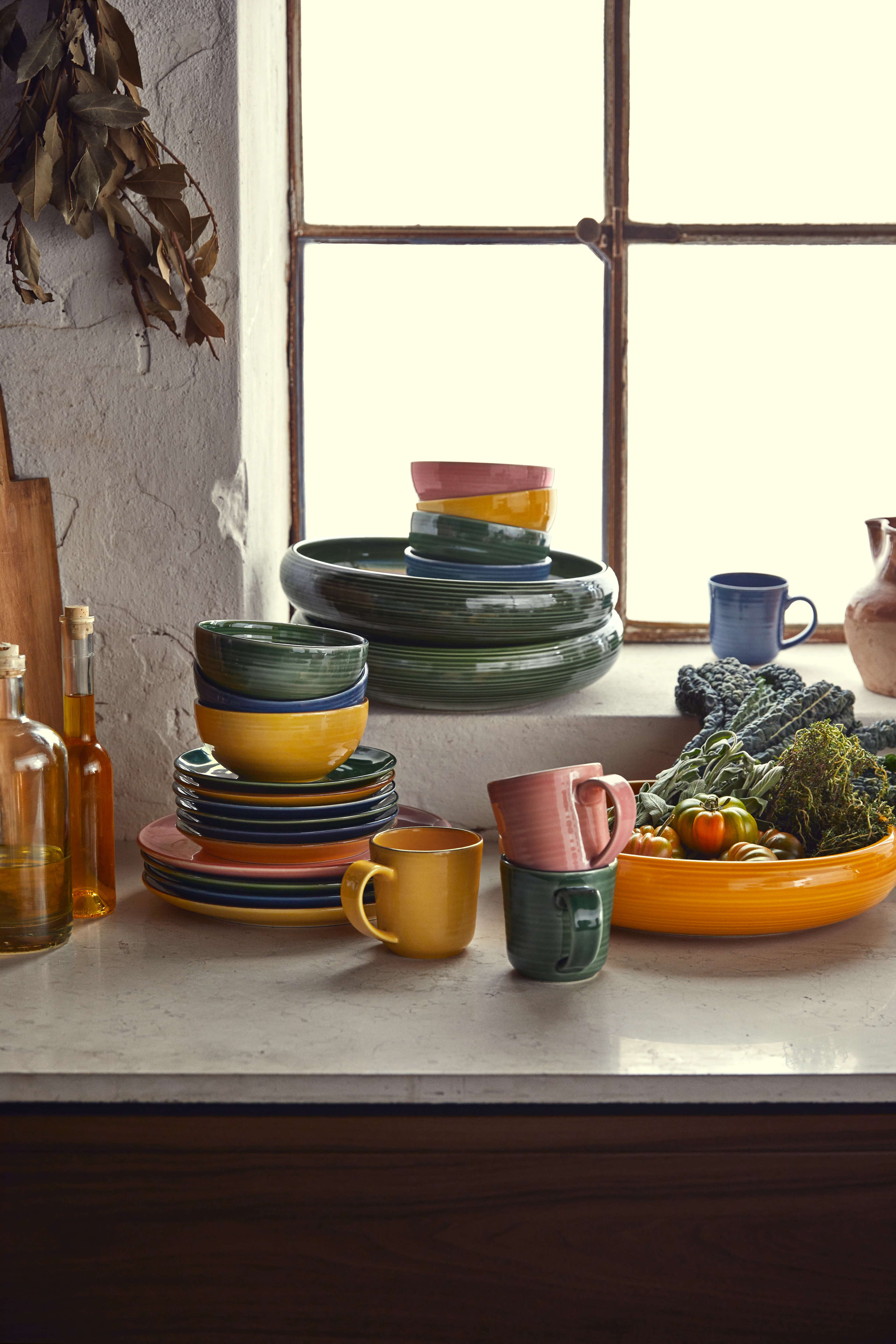 Mug with handle 33 cl from Kähler  in Apple rose color, made of Ceramics