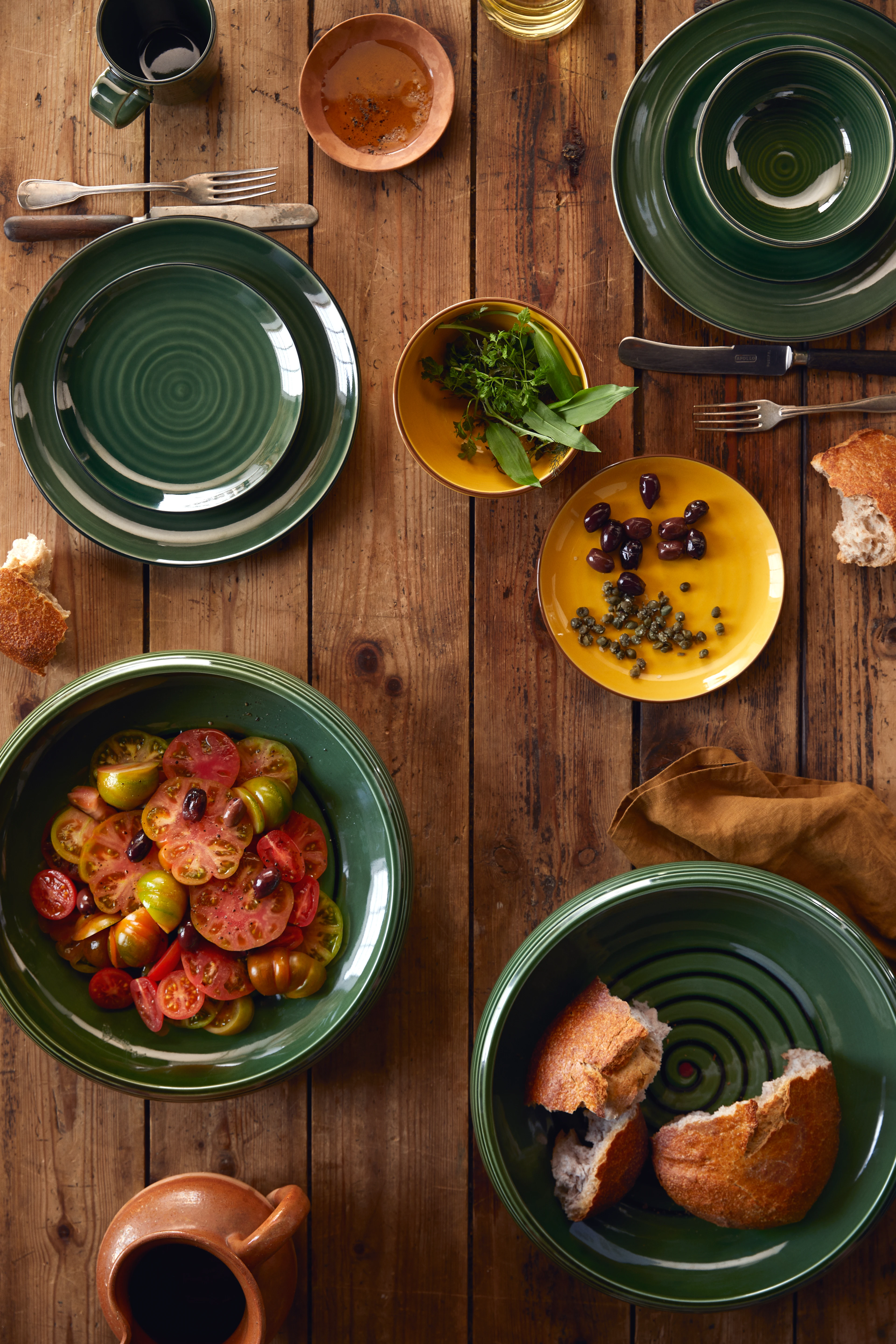 Bowl Ø15 cm from Kähler in Sage green color, made of Ceramics