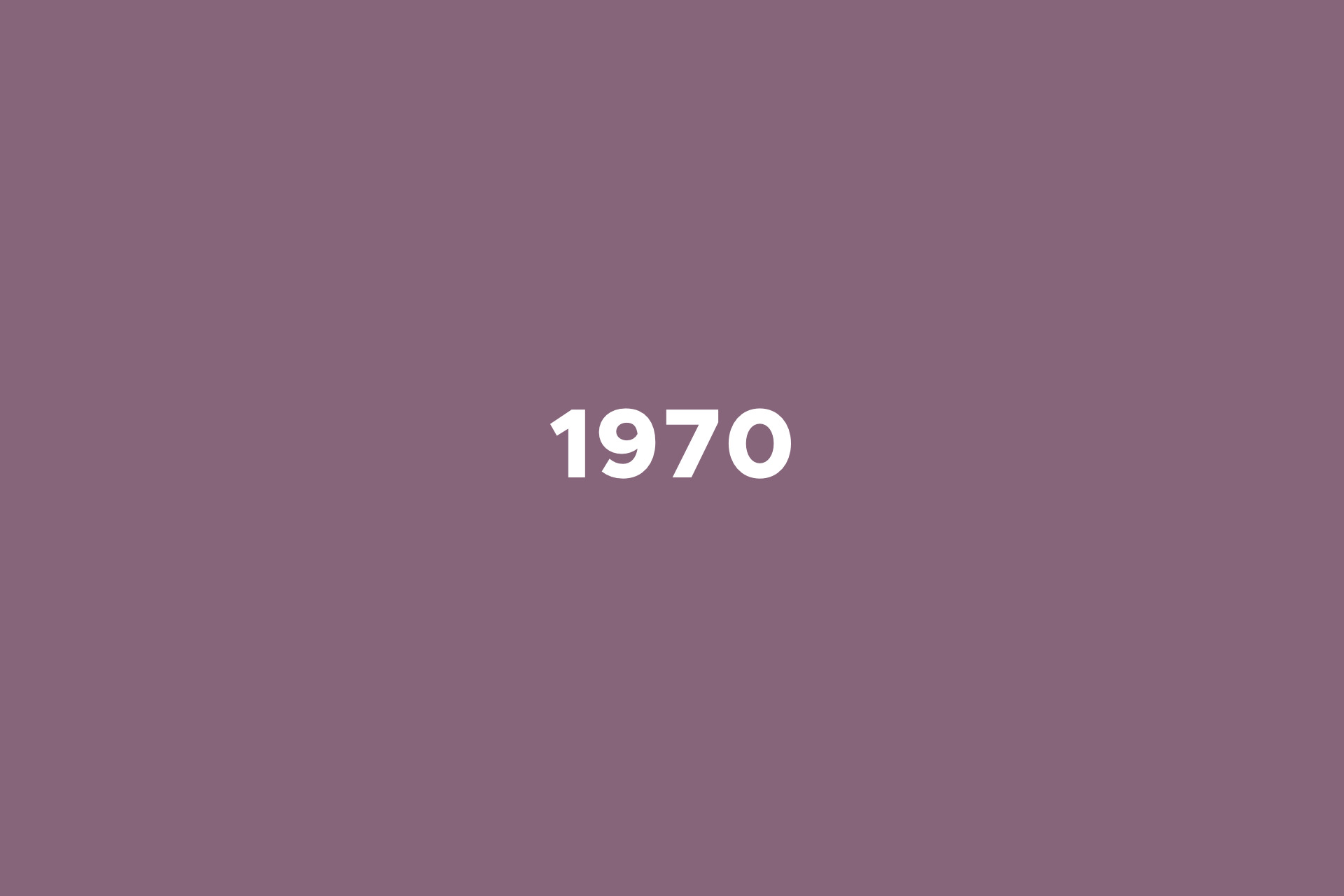 Året 1970 på skilt