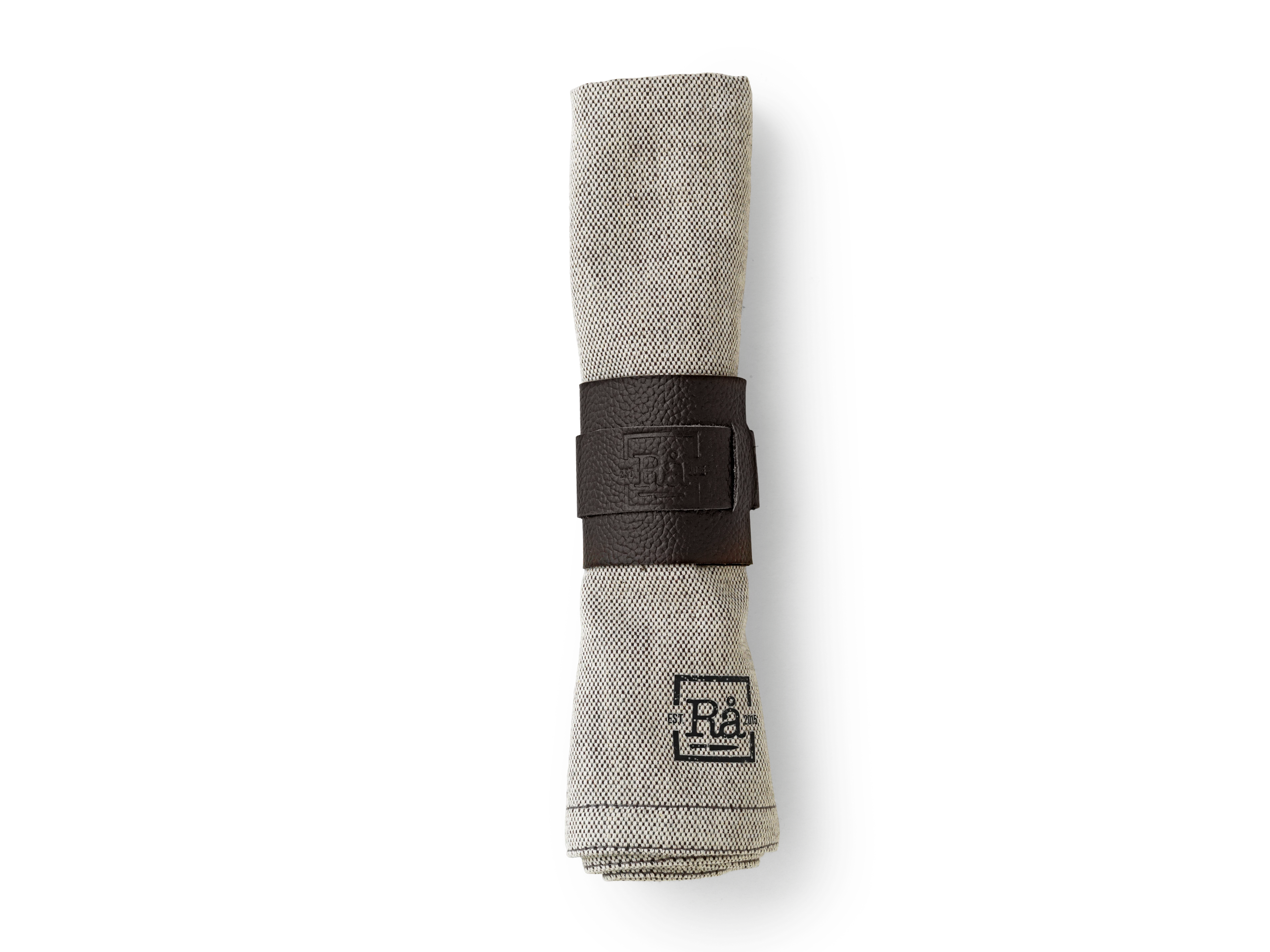 Serviettringer 2 stk. fra Rosendahl i fargen Brun, laget av Lær