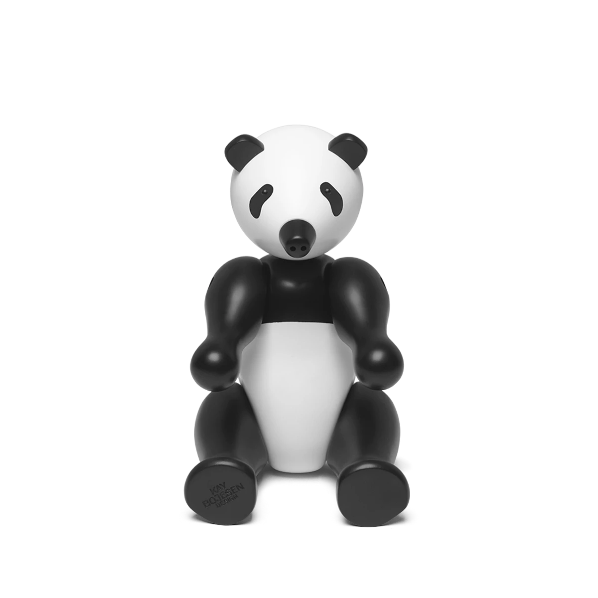 Panda WWF 2020 medium fra Kay Bojesen i fargen Sort/Hvit, laget av Tre
