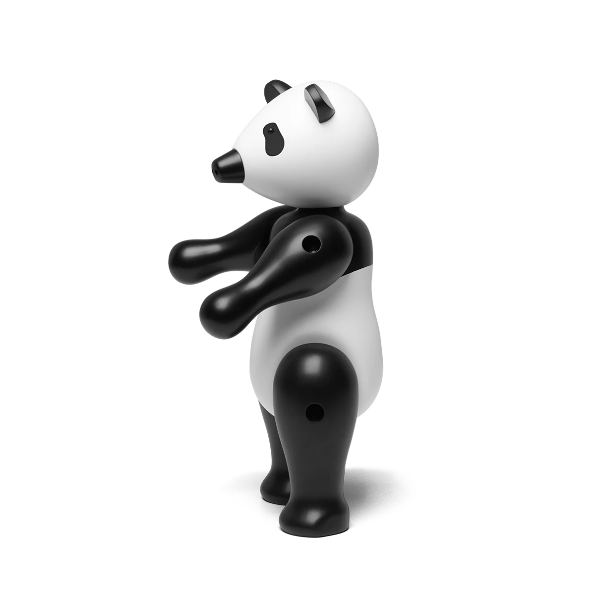Pandabear WWF 2020 medium from Kay Bojesen in Black/White color, made of Wood