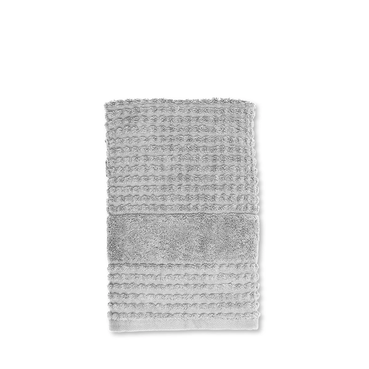 Håndkle 50x100 cm fra JUNA i fargen Lys grå, laget av Bomull