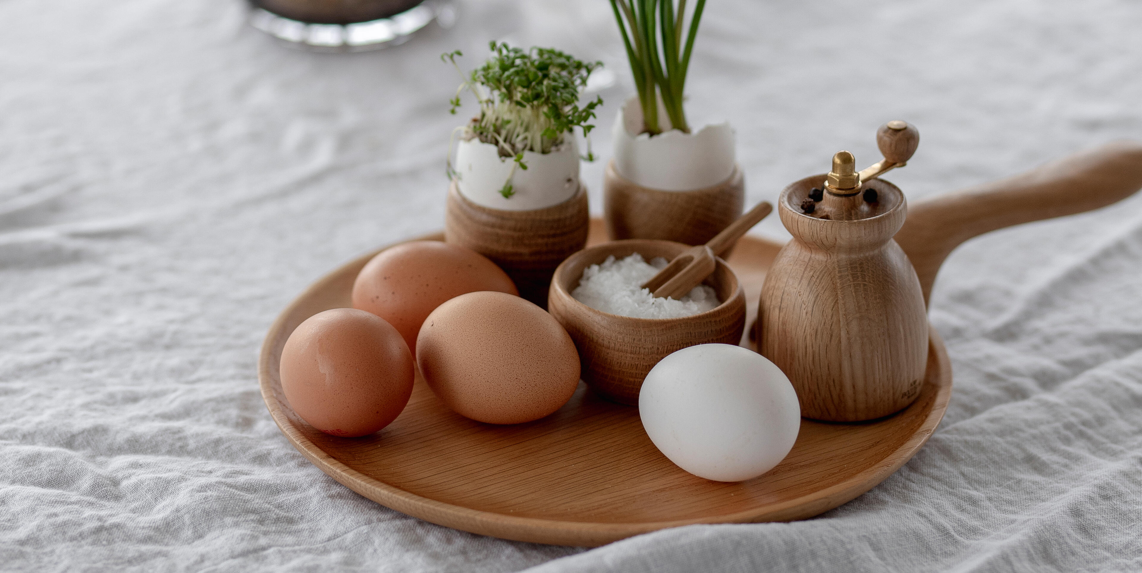 Eierbecher im dänischen Design von Kay Bojesen