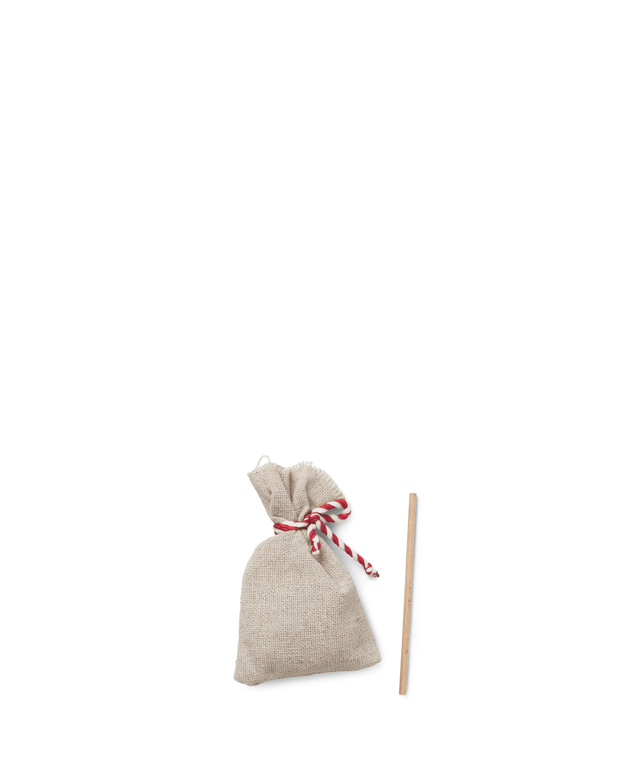 Santa's sack and stick (39430)