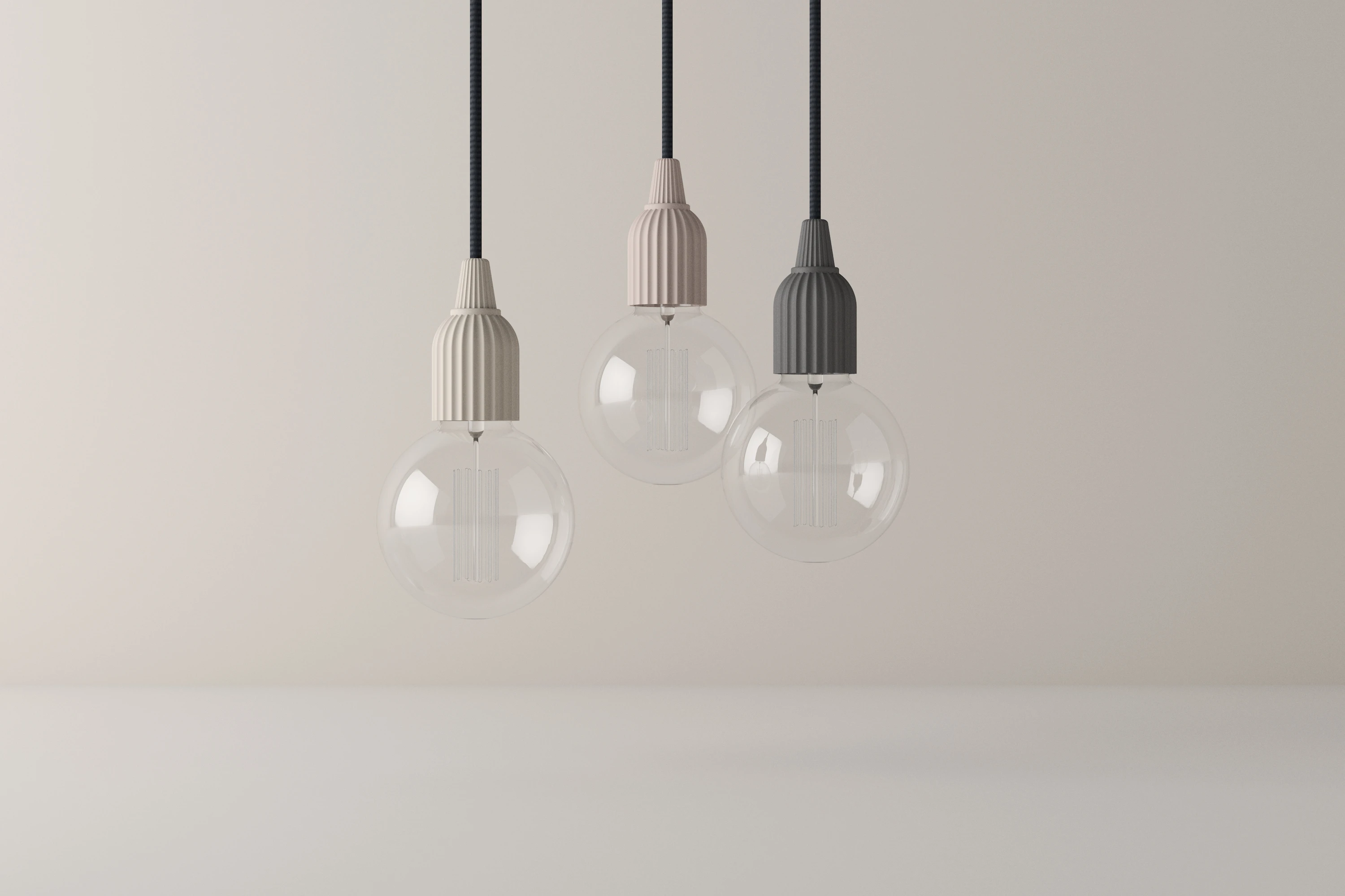 Fitting #01 H8.7 cm from Lyngby Porcelæn in Dark grey color, made of Ceramics