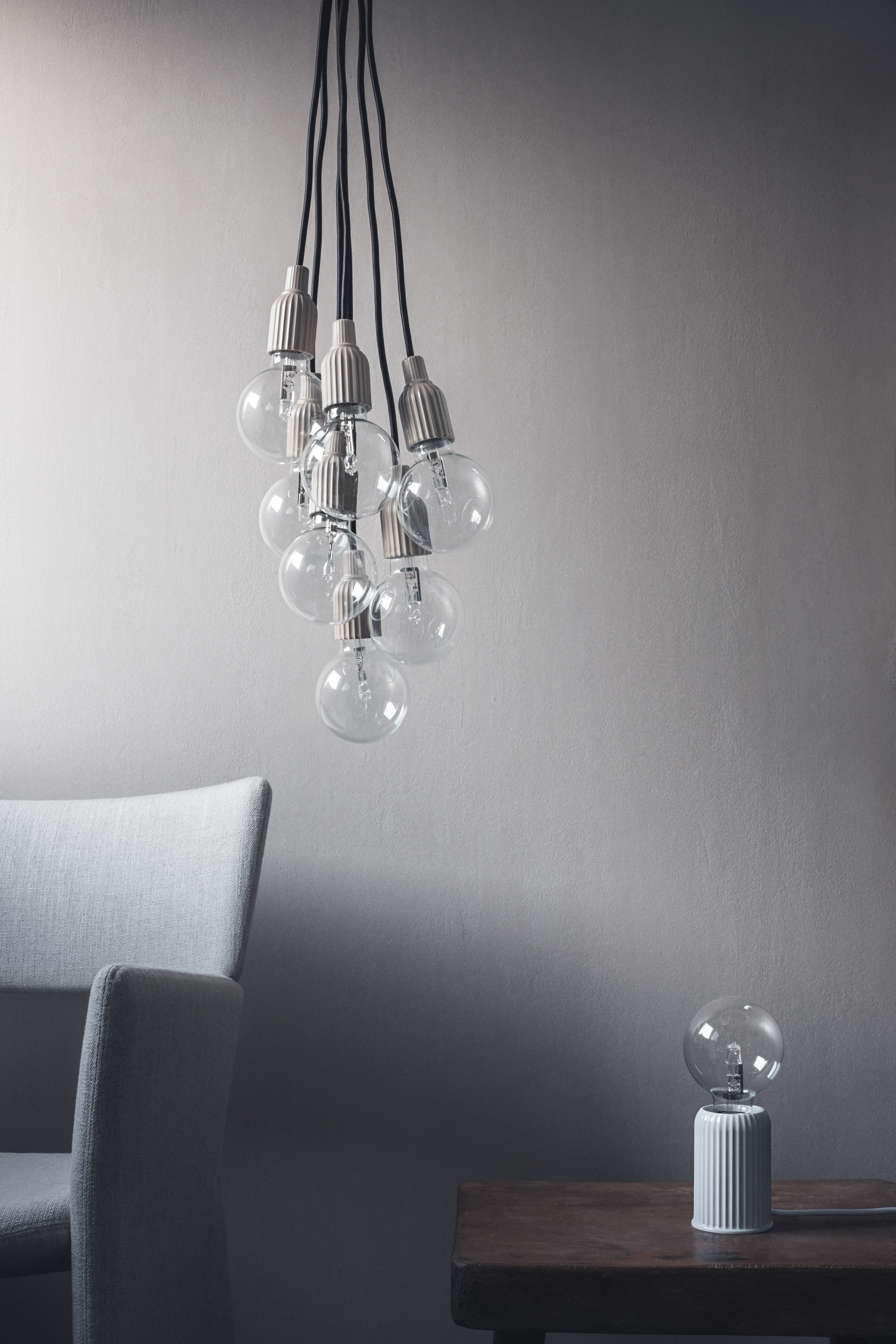 Fitting #01 H8.7 cm from Lyngby Porcelæn in White color, made of Ceramics