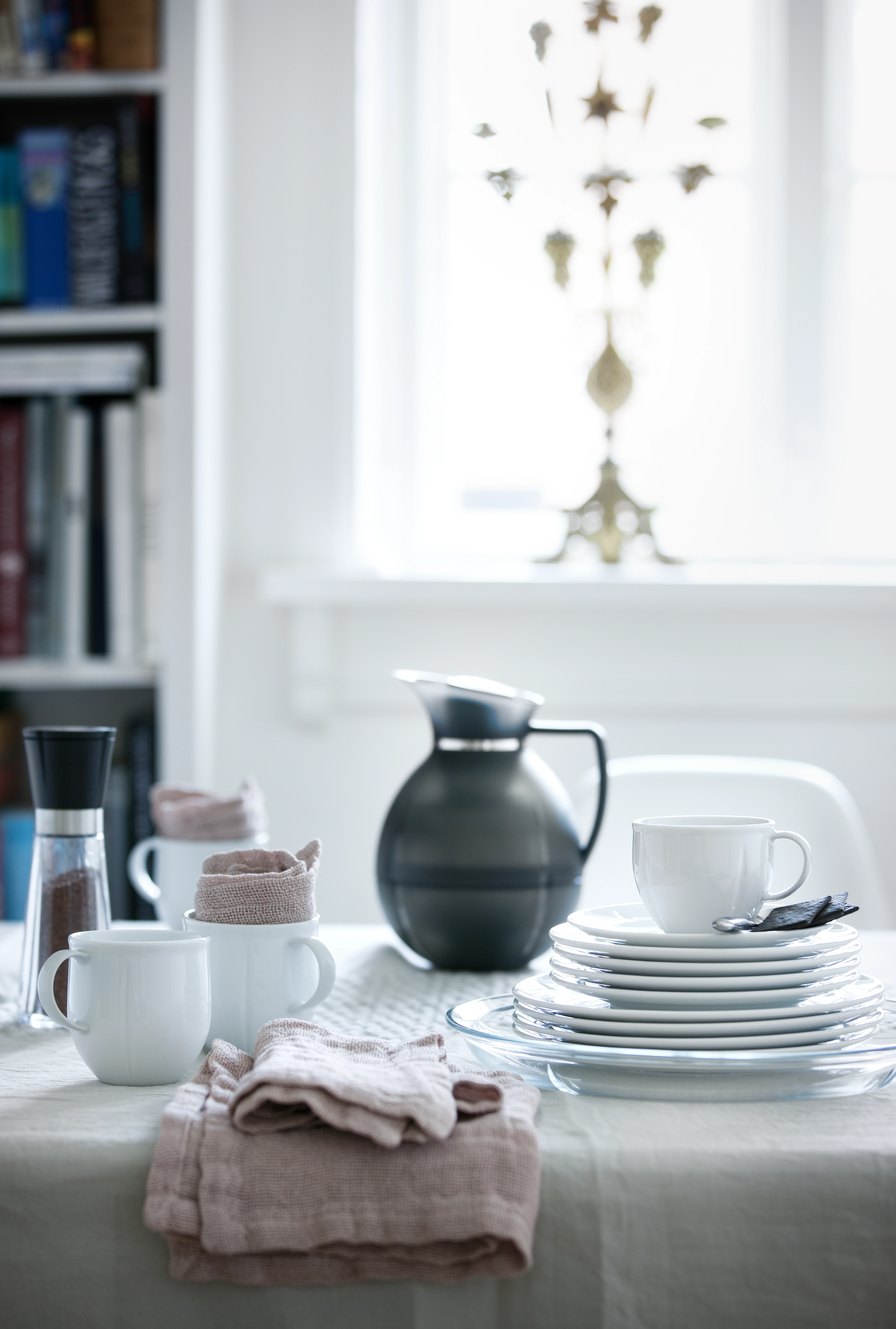 Plate Ø19.5 cm 4 pcs. from Rosendahl in White color, made of Ceramics