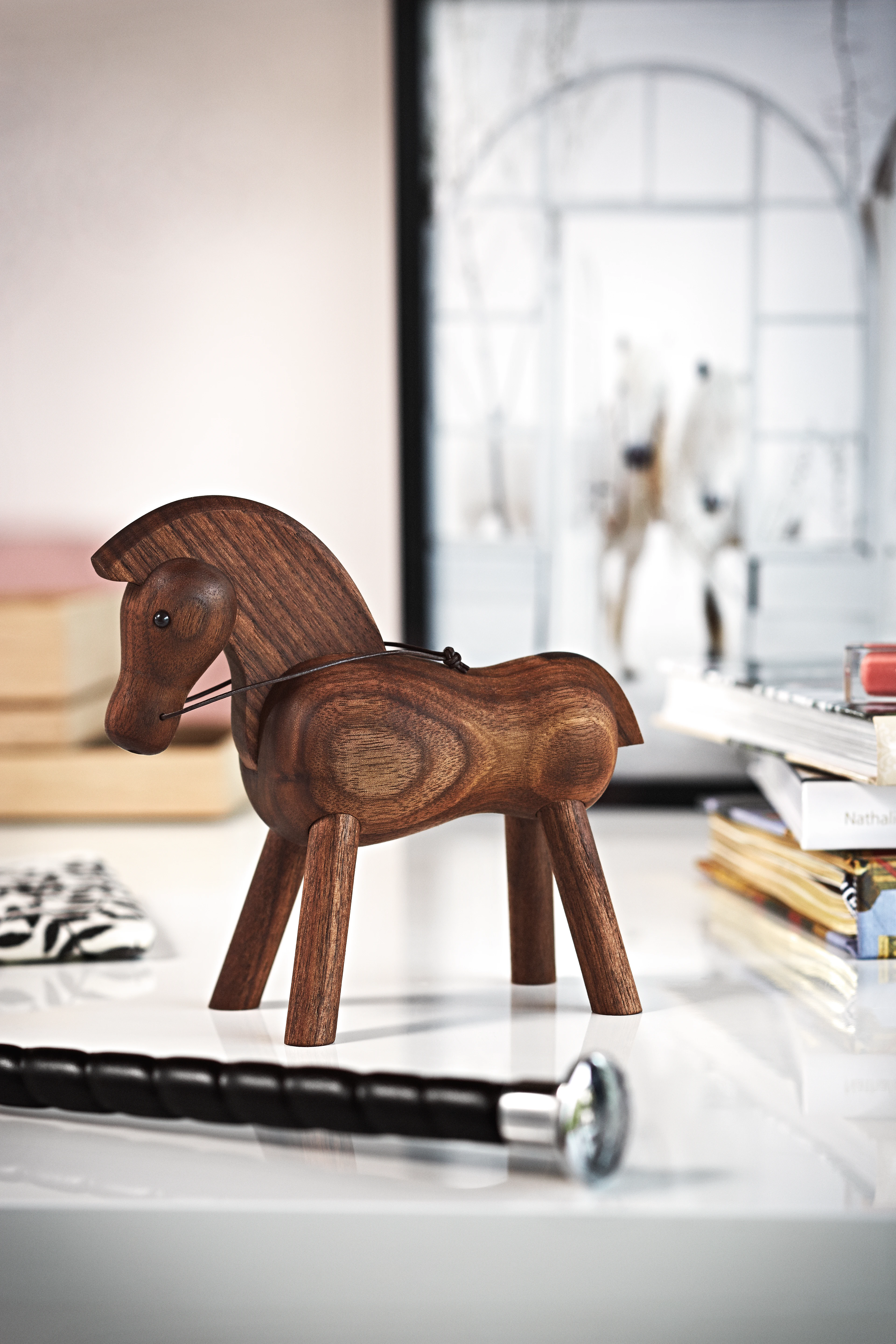 Horse H14 cm from Kay Bojesen in Walnut color, made of Wood