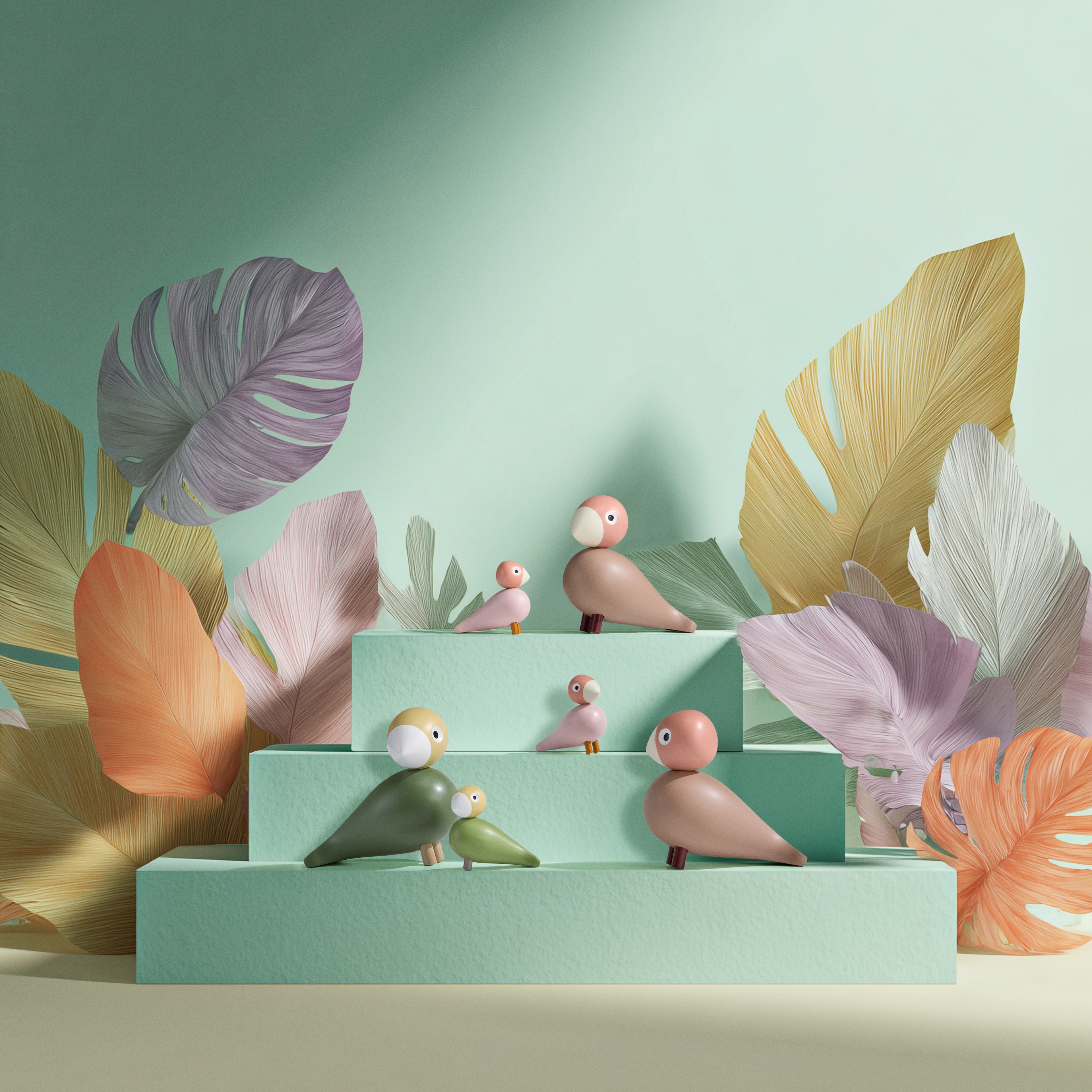 Liv & Lykke Soft pink fra Kay Bojesen i farven Soft pink, lavet af Træ