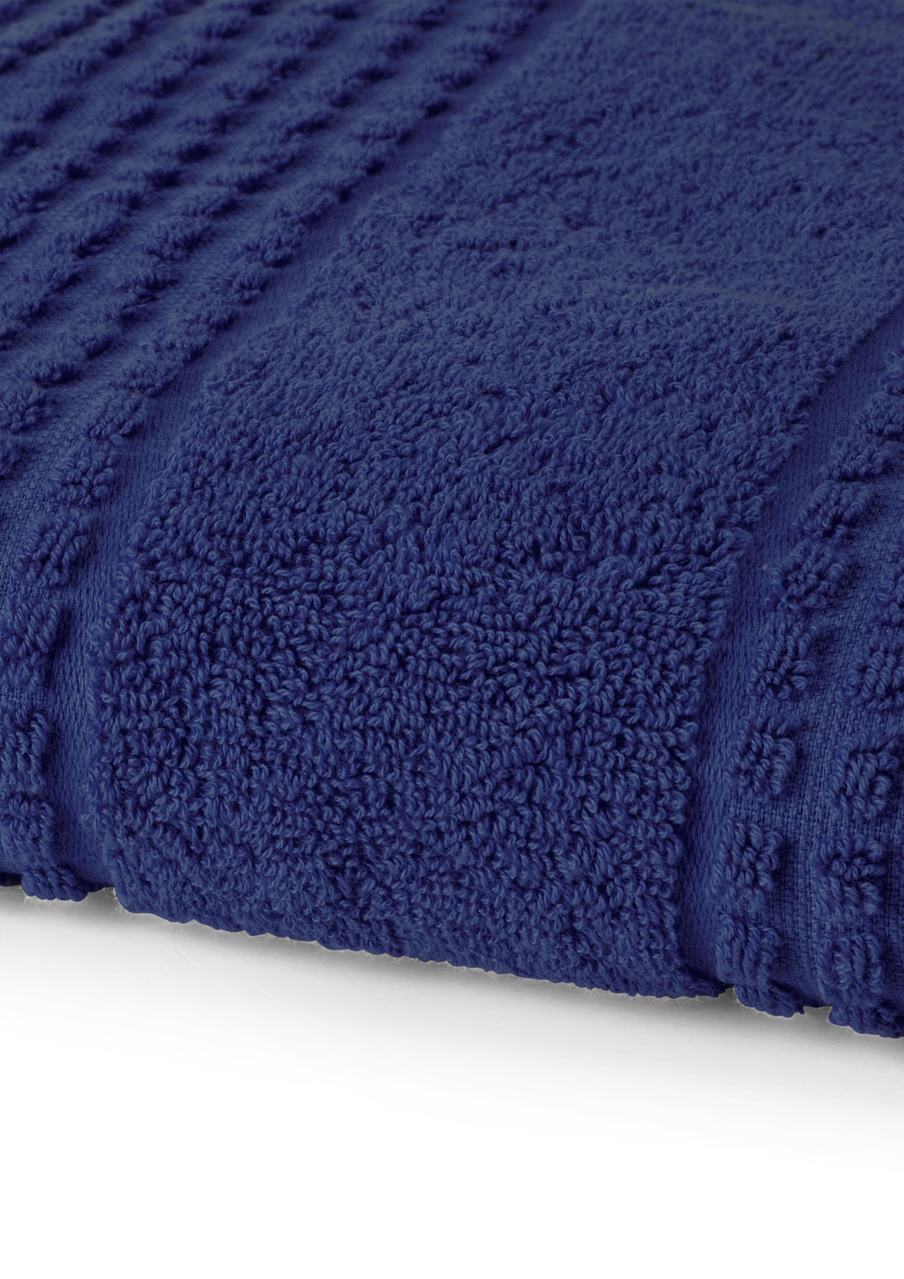 Towel 70x140 cm from JUNA in Navy Blue color, made of Cotton