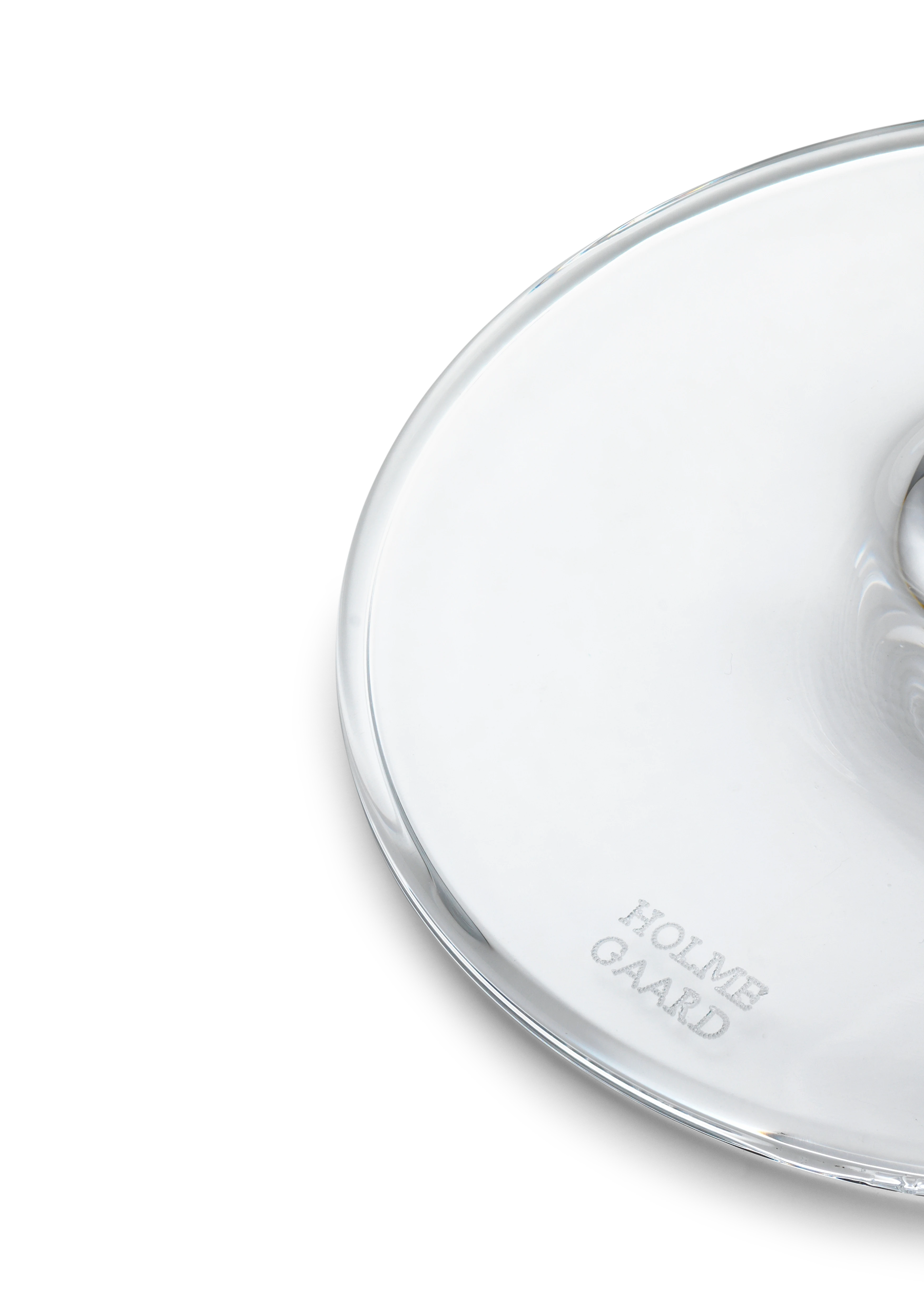 Burgundy Glass 94 cl 2 pcs. from Holmegaard in Clear color, made of Glass