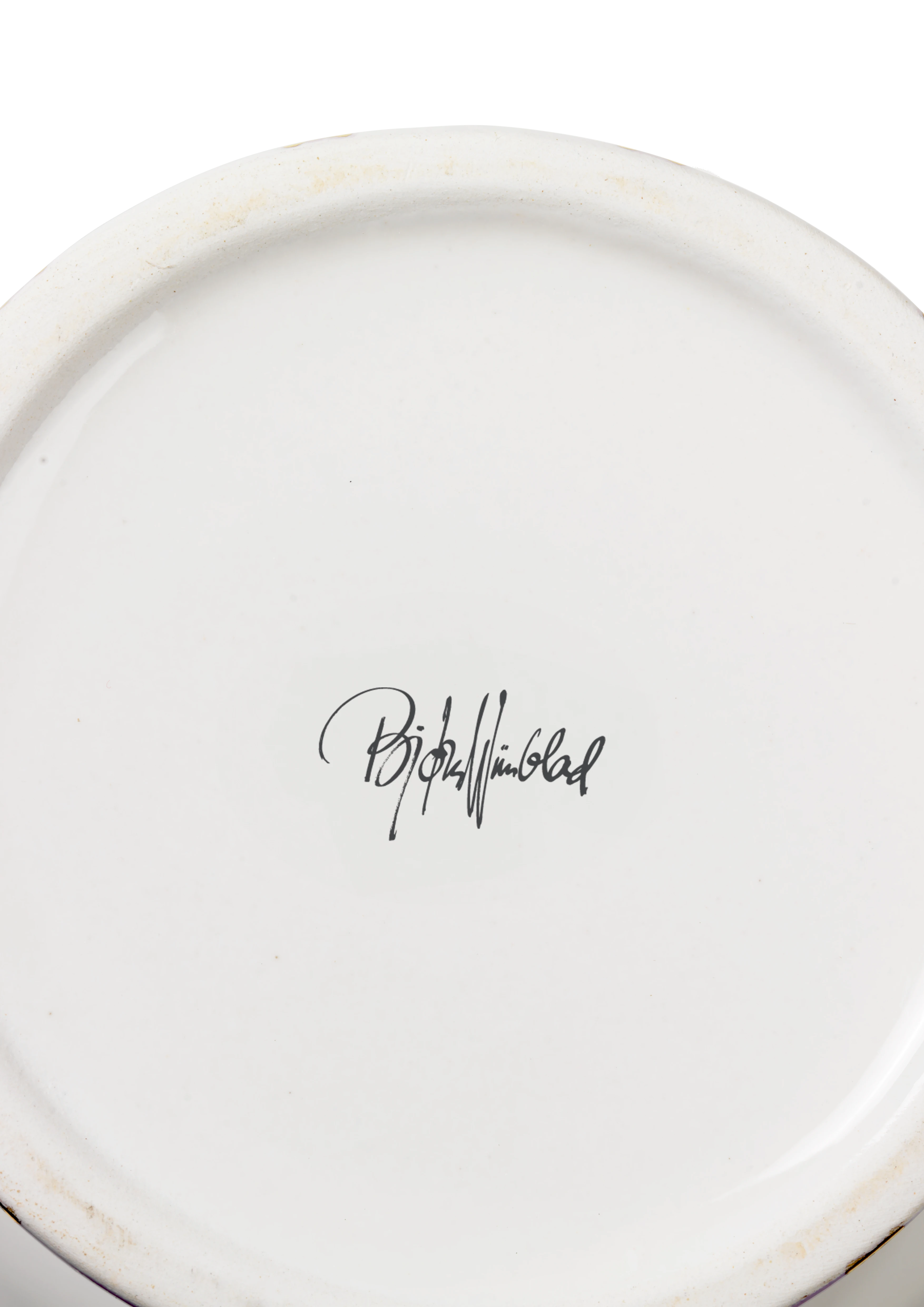 Vas H20 cm från Bjørn Wiinblad i färgen Blå, tillverkad av Keramik