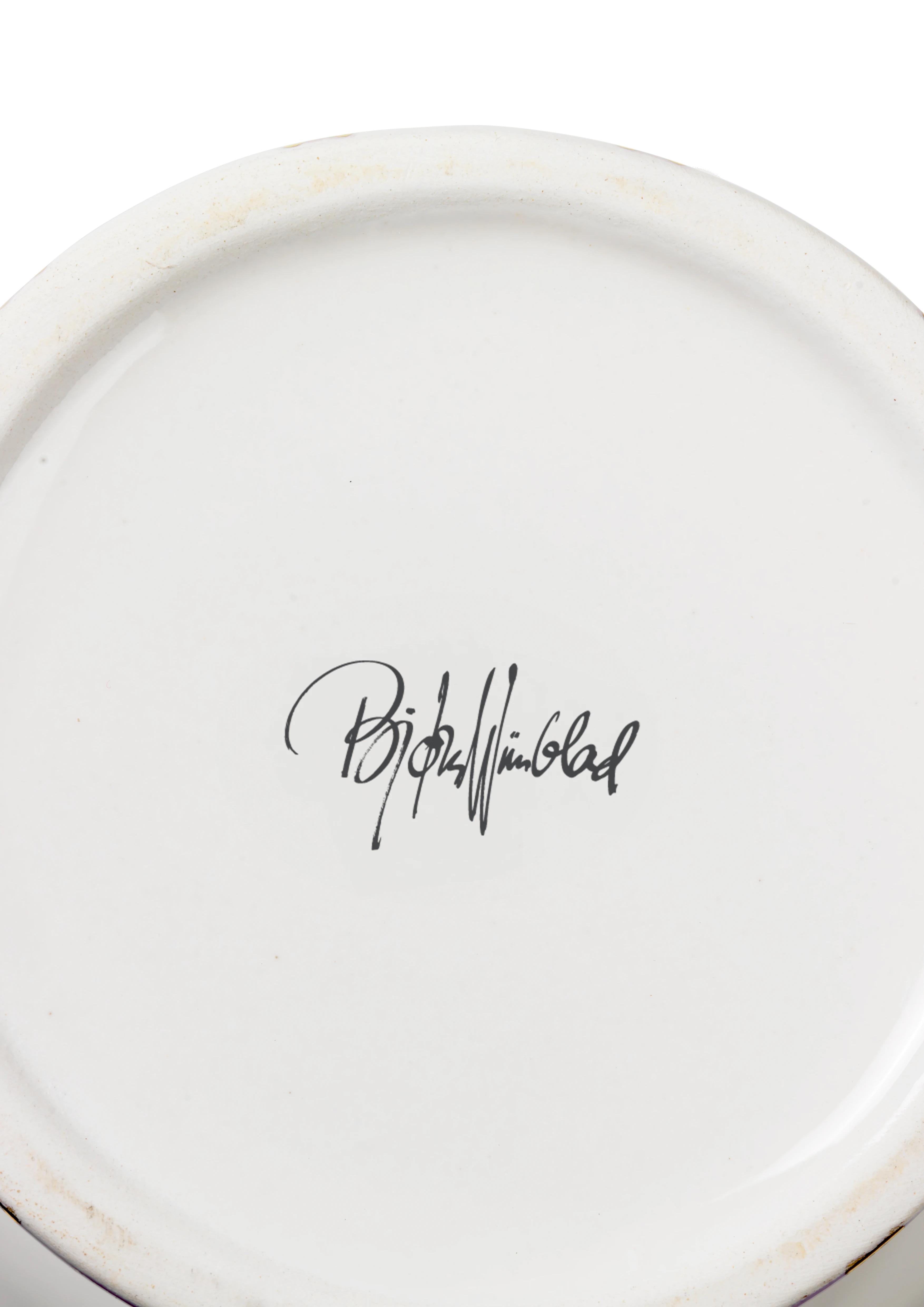 Vase H35 cm from Bjørn Wiinblad in Sand color, made of Ceramics