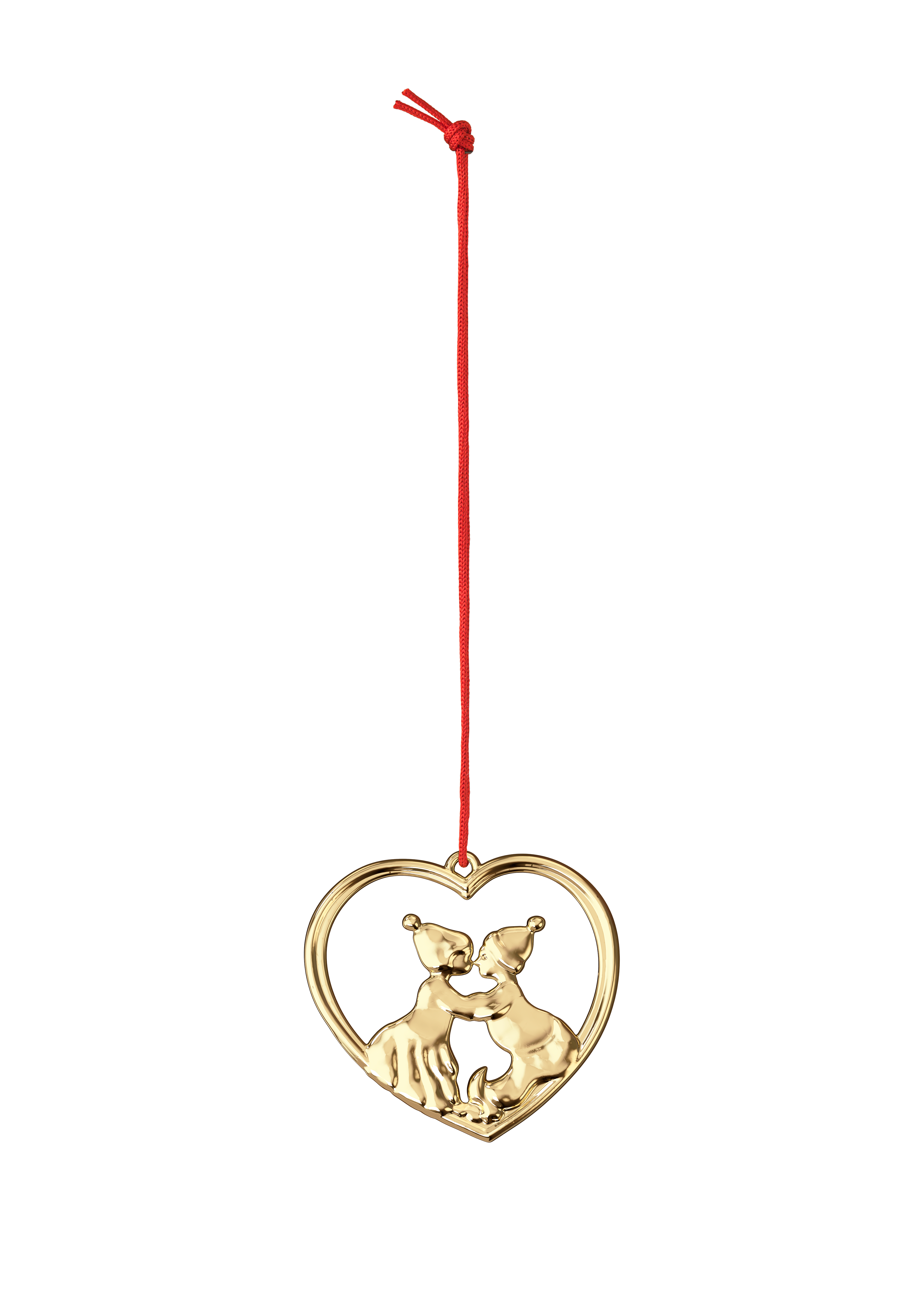 Rosendahl Weaved Heart H6.5 in Silver Plated