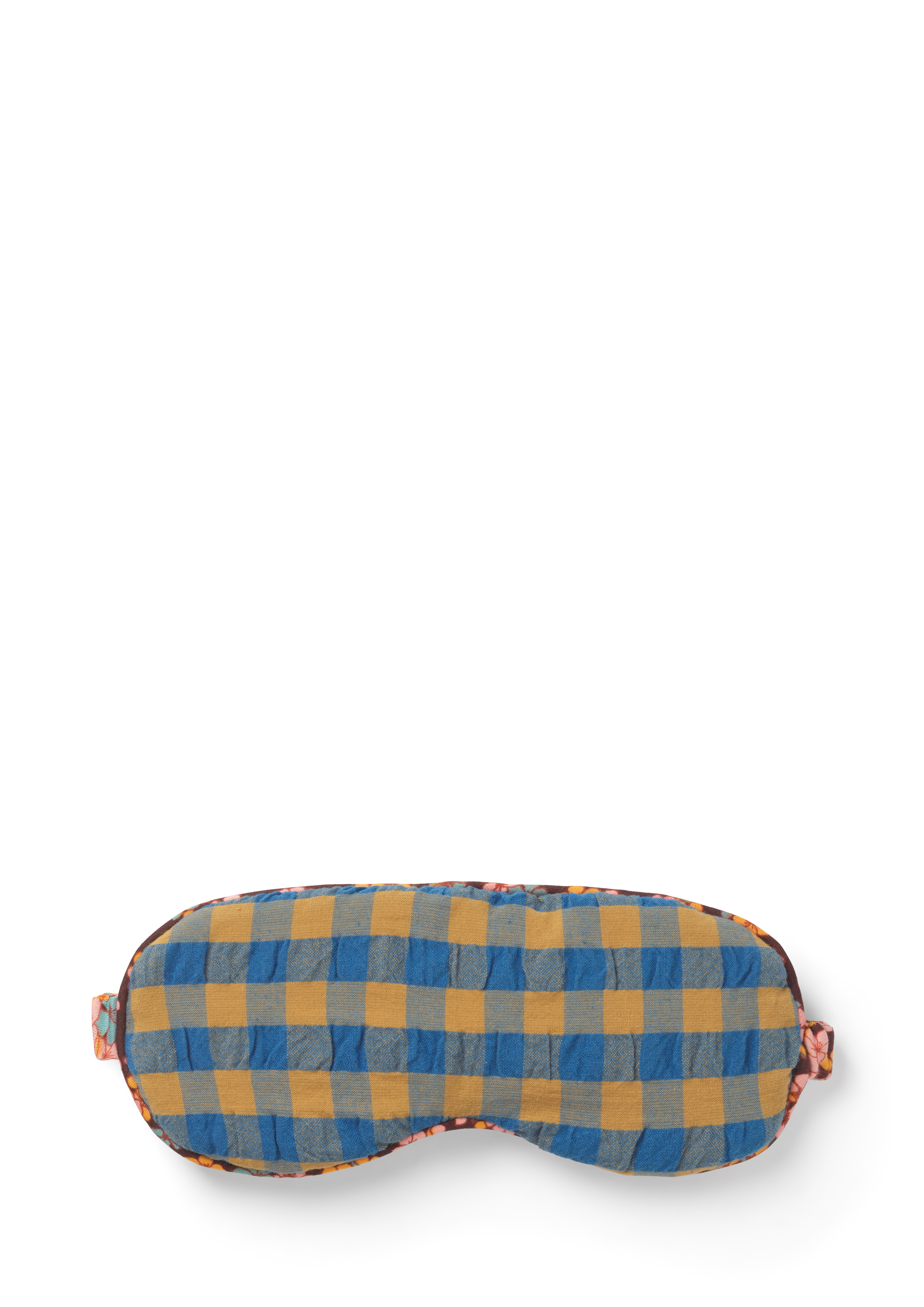 Dodo Sleeping mask from JUNA in Blue/Ochre color, made of Cotton