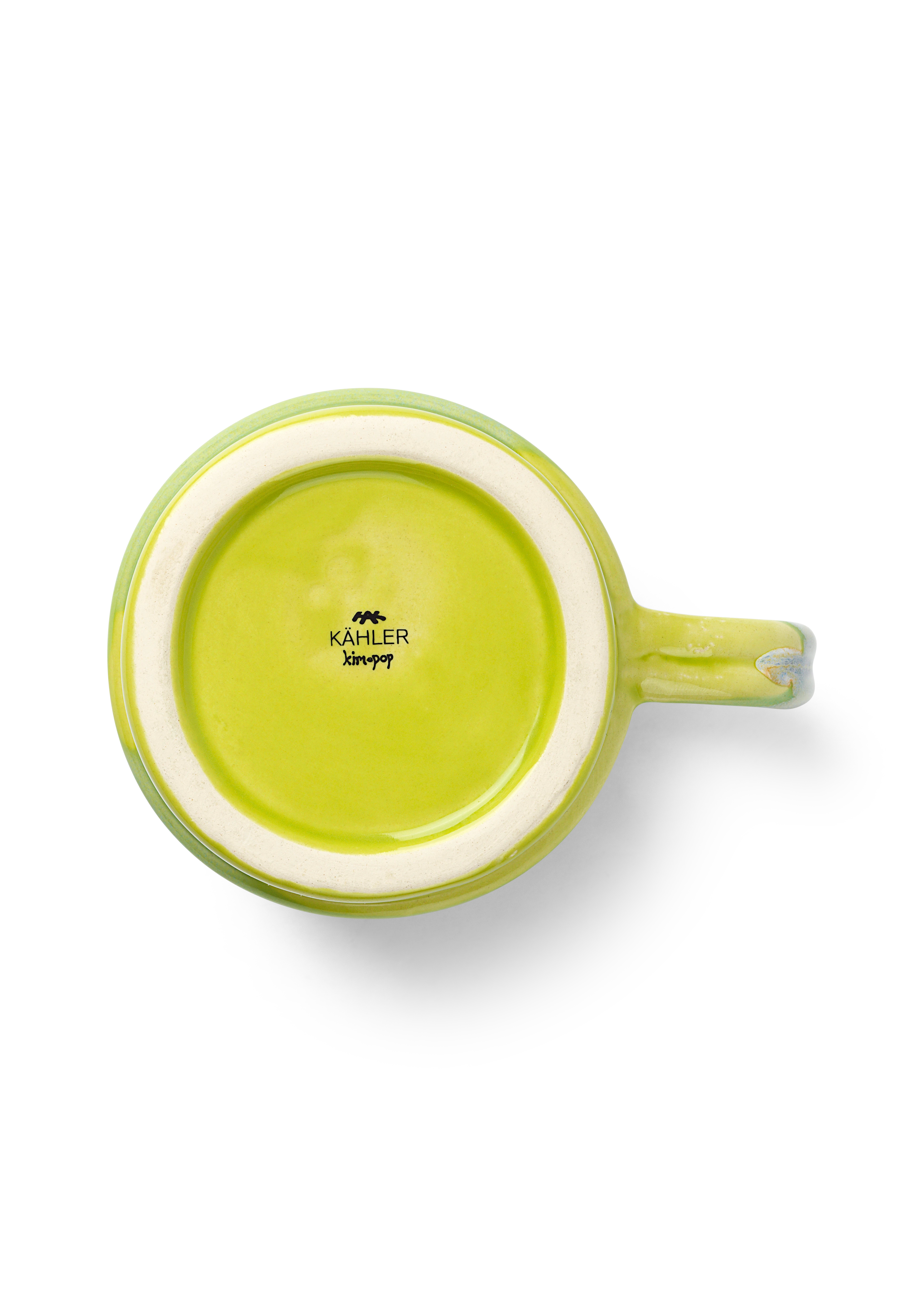 Mugg med handtag 35 cl från Kähler i färgen Apple green/Mint, tillverkad av Keramik
