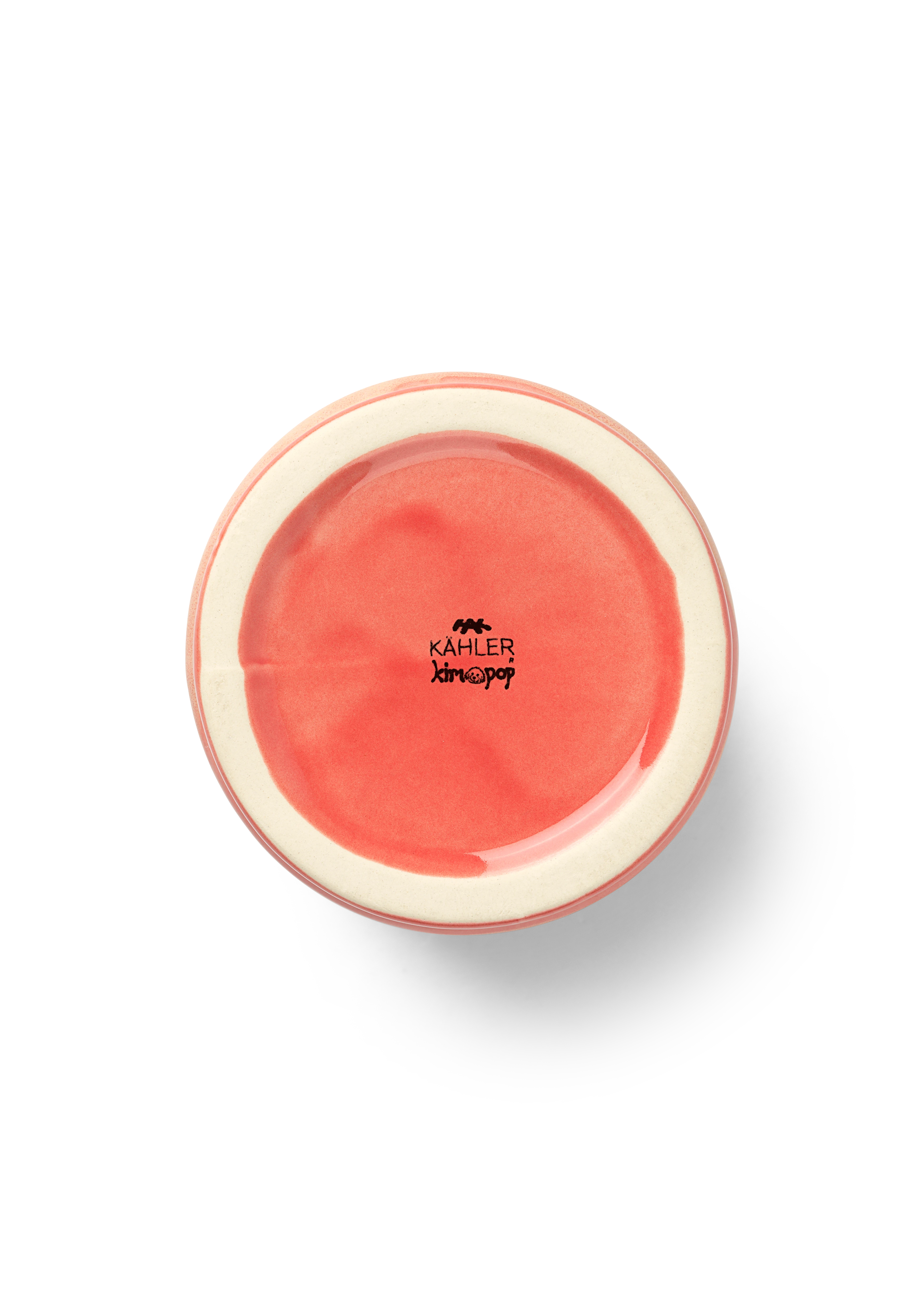 Mug 36 cl from Kähler in Yellow/Apple green/Pink color, made of Ceramics