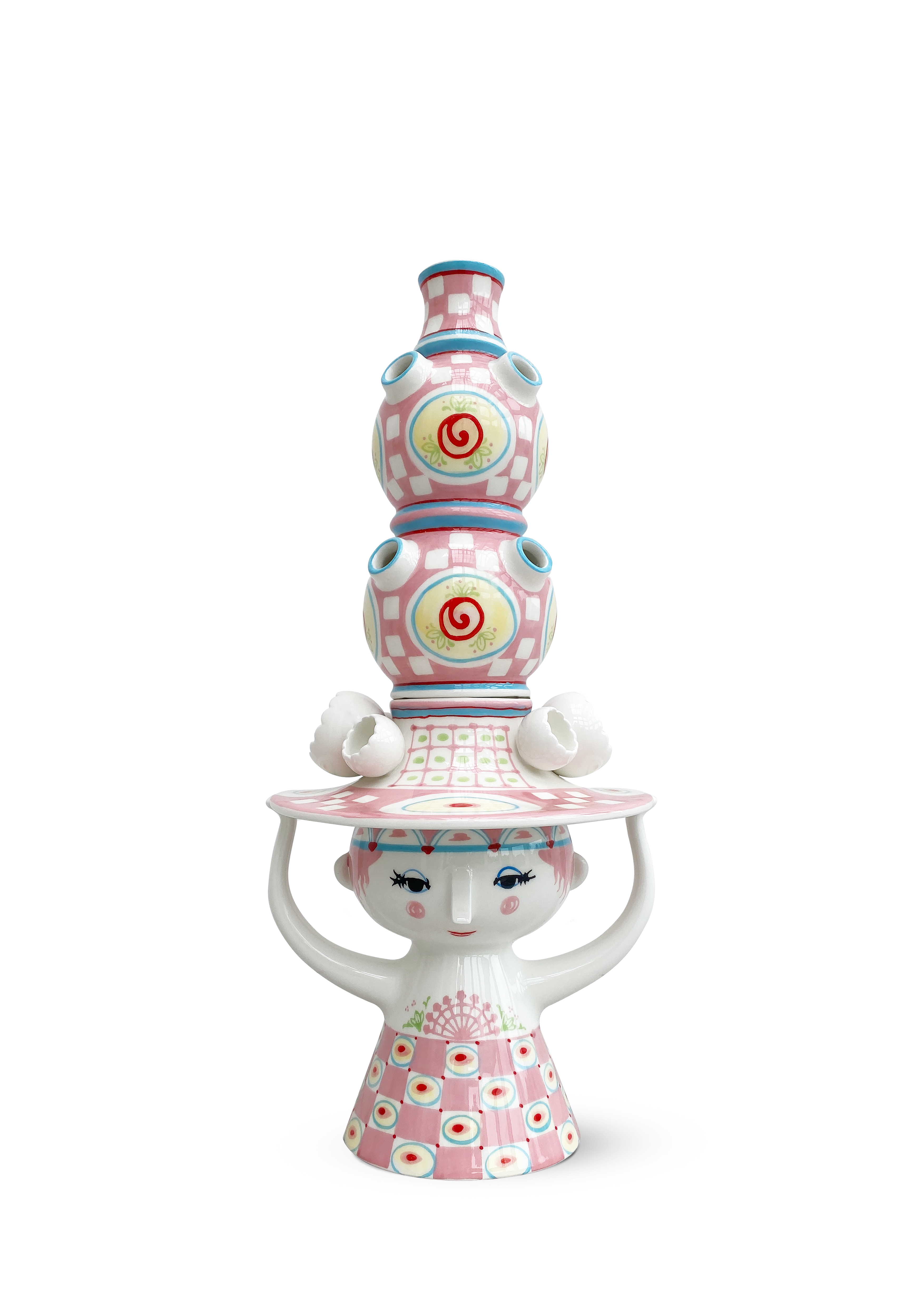 Rosenthal × Bjorn Wiinblad 花瓶 Porcelain vase by Bjorn Wiinblad for Rosenthal B3868 - Freeforms