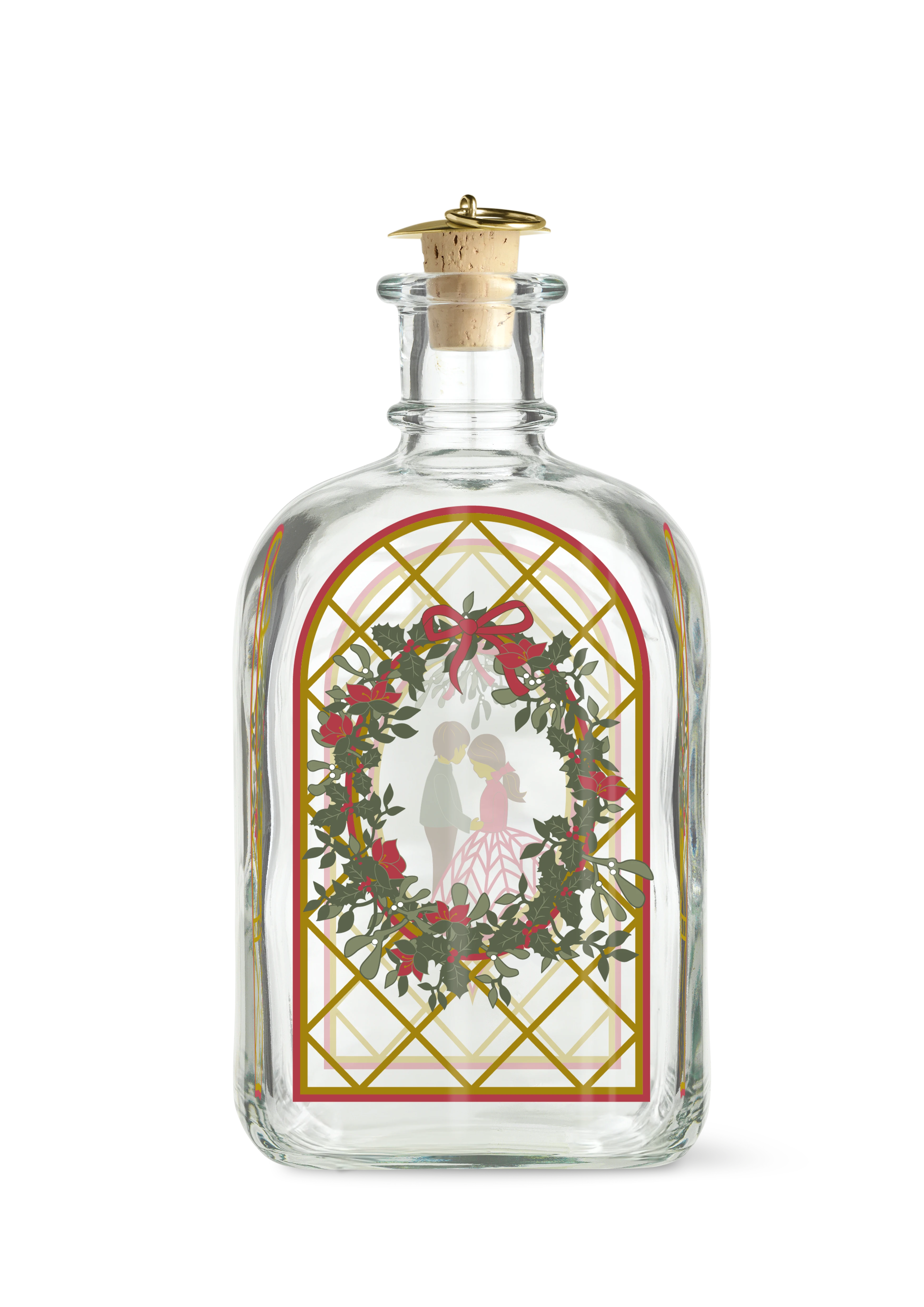 Weihnachtsflasche. 2025 73 cl von Holmegaard in der Farbe Multi, hergestellt aus Glas