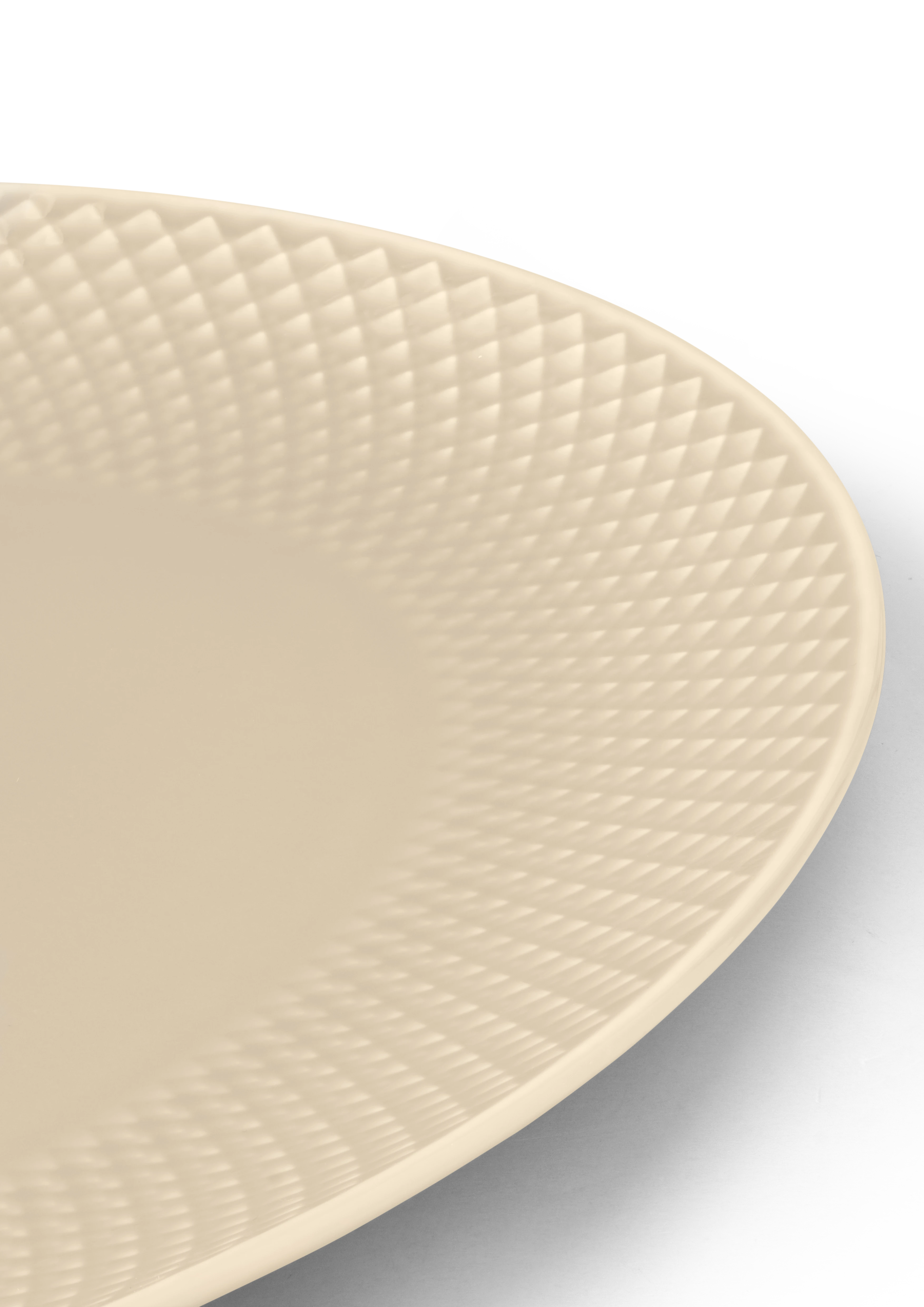 Oval serveringsfat 35x26.5 cm fra Lyngby Porcelæn i fargen Marble, laget av Keramikk