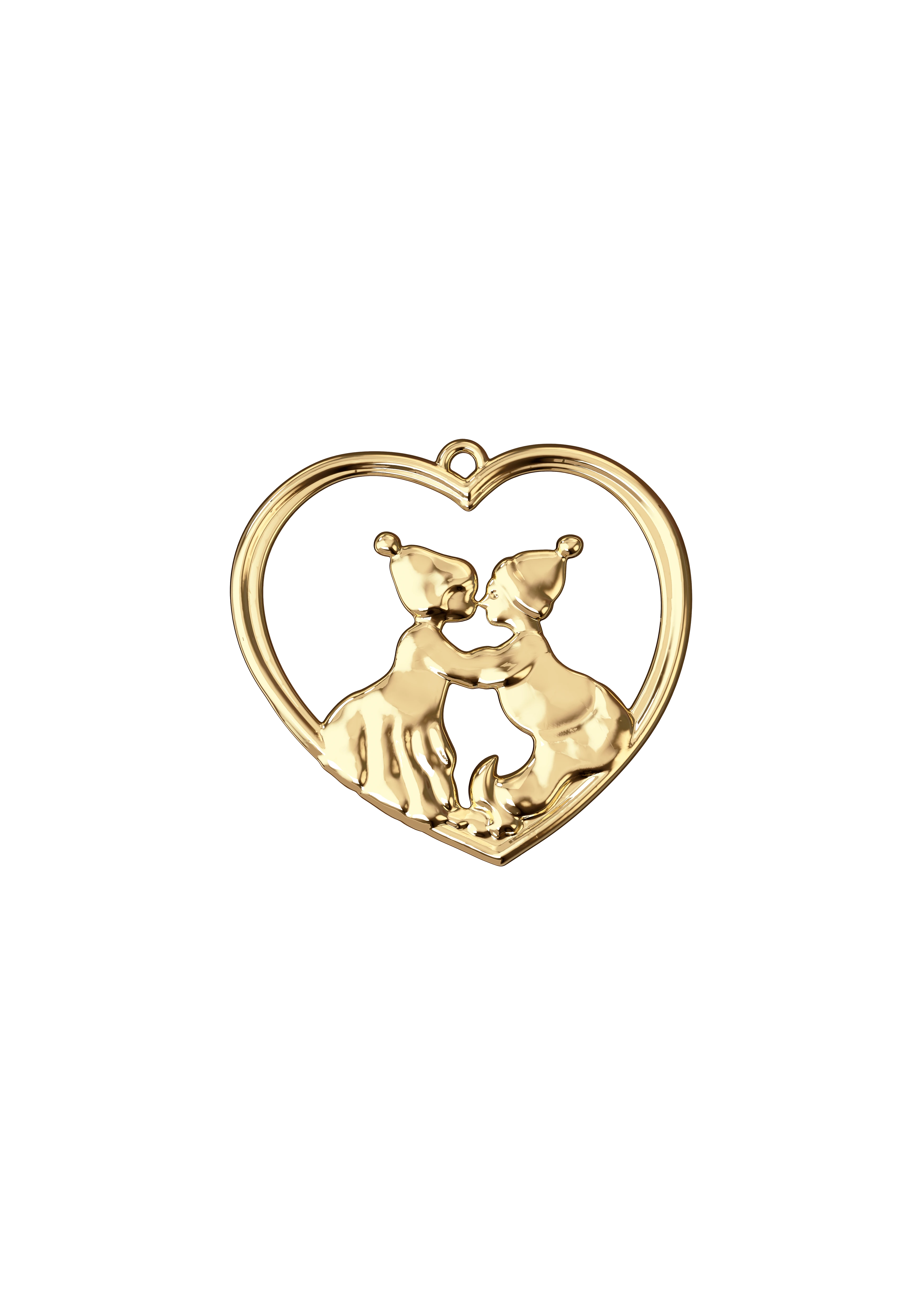 Kissing Elves H6.5 from Rosendahl in Gold Plated color, made of Metal