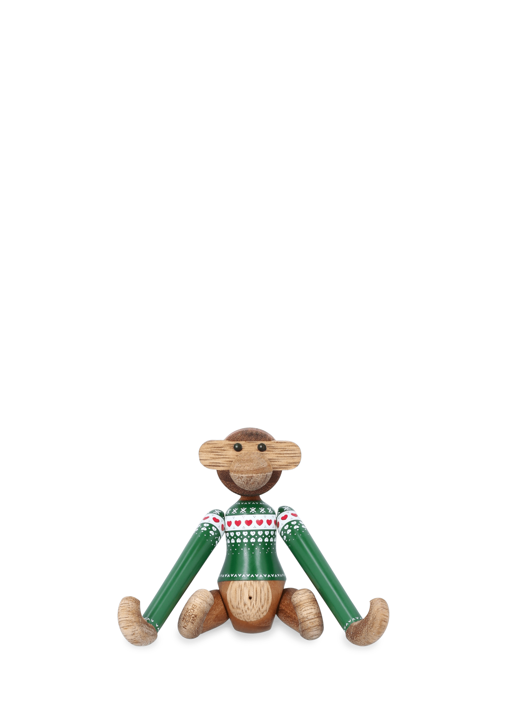 Kay Bojesen Julesweater Abe 2025 i Grøn fra serien Monkey