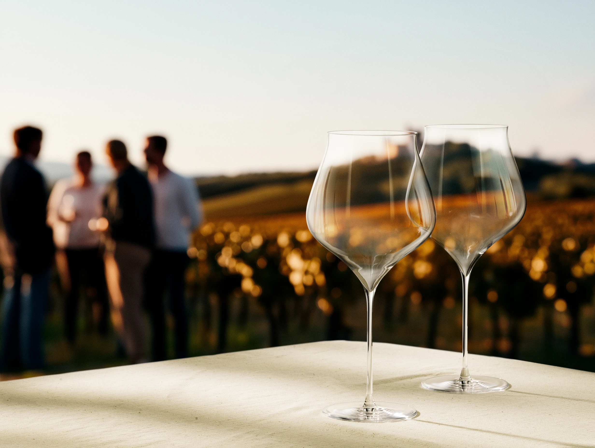 Bourgogneglas 94 cl 2 stk. fra Holmegaard i farven Klar, lavet af Glas