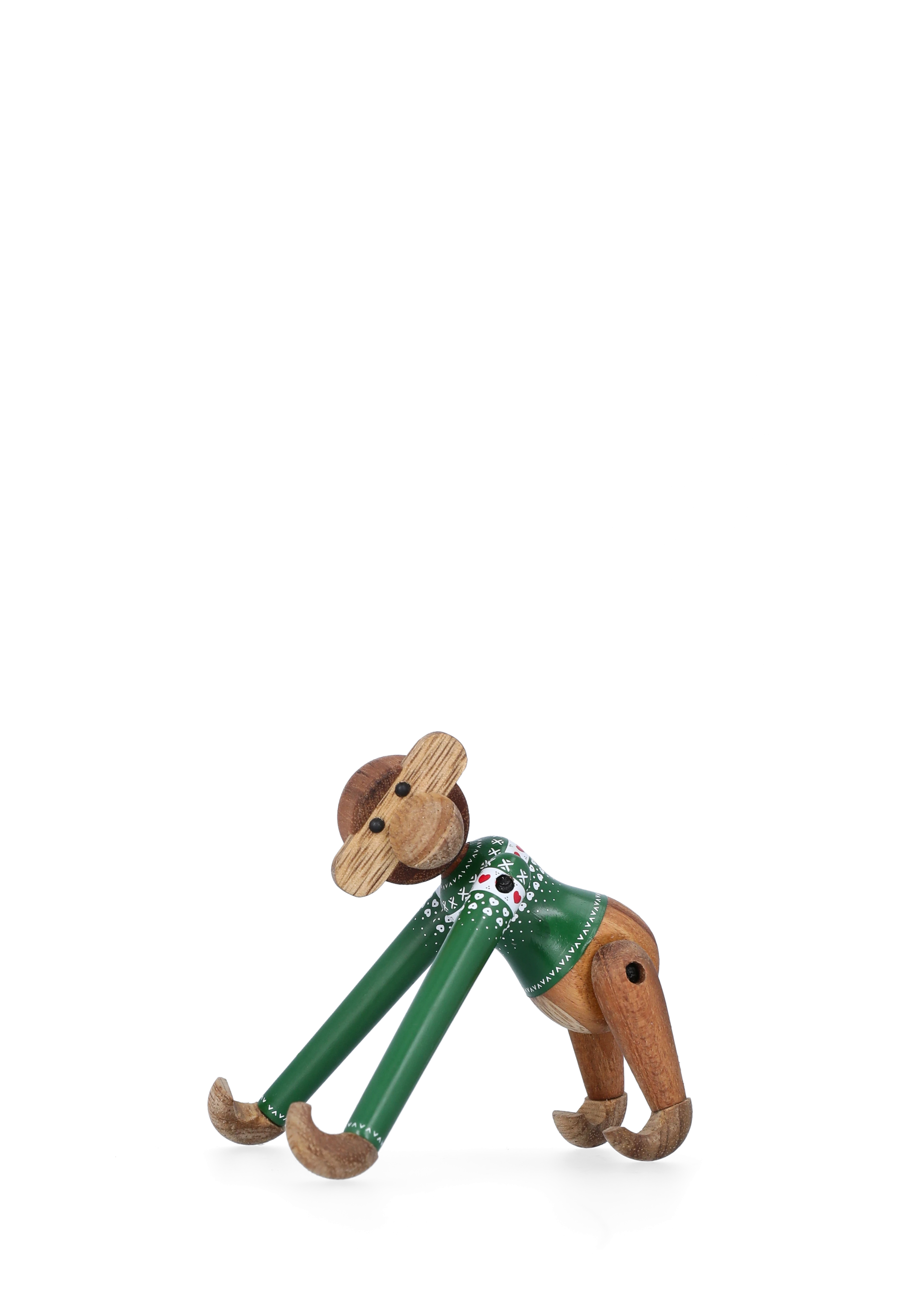 Julesweater Abe 2025 mini fra Kay Bojesen i farven Grøn, lavet af Træ