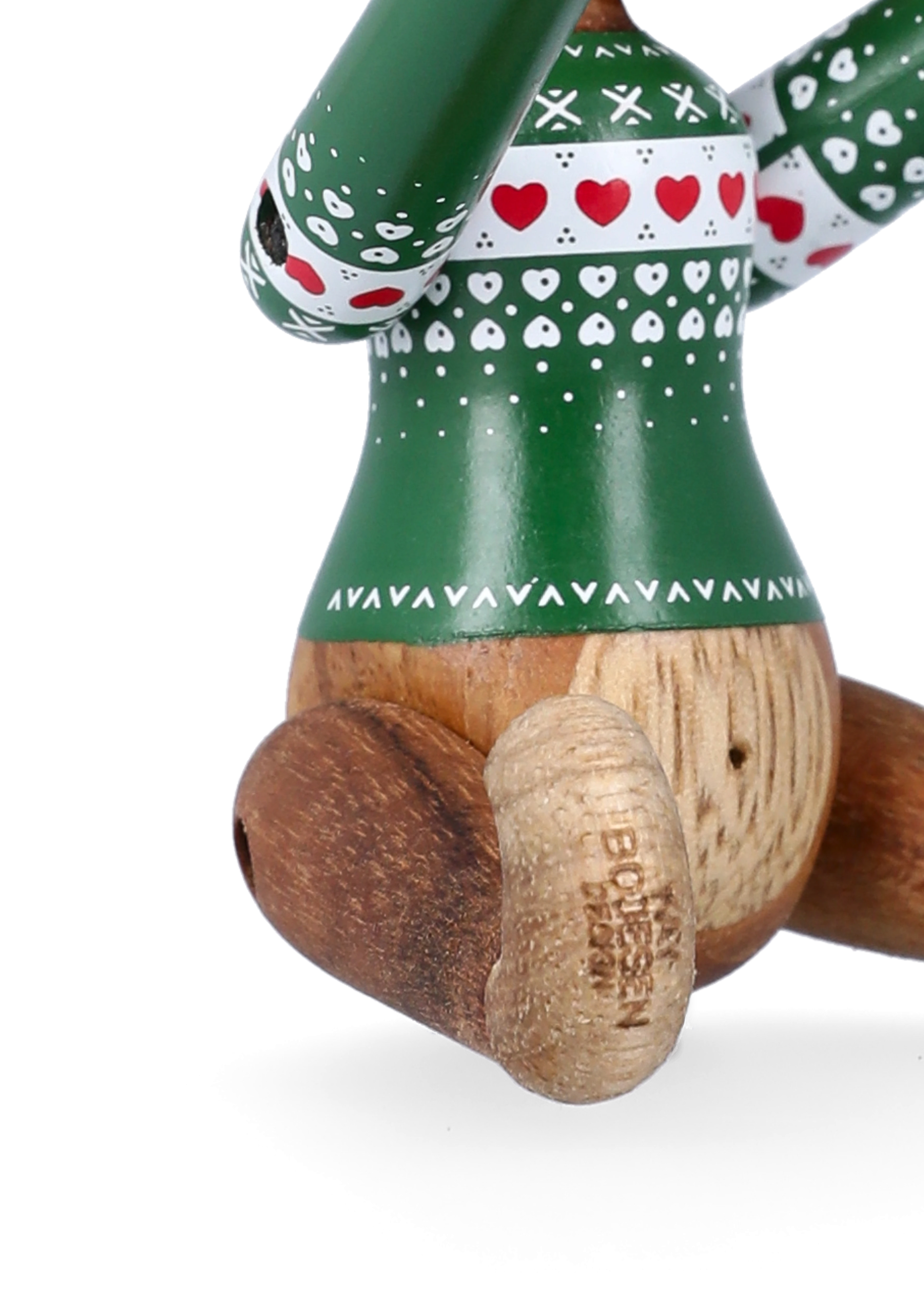 Christmas Jumper Apa 2025 mini från Kay Bojesen i färgen Grön, tillverkad av Trä