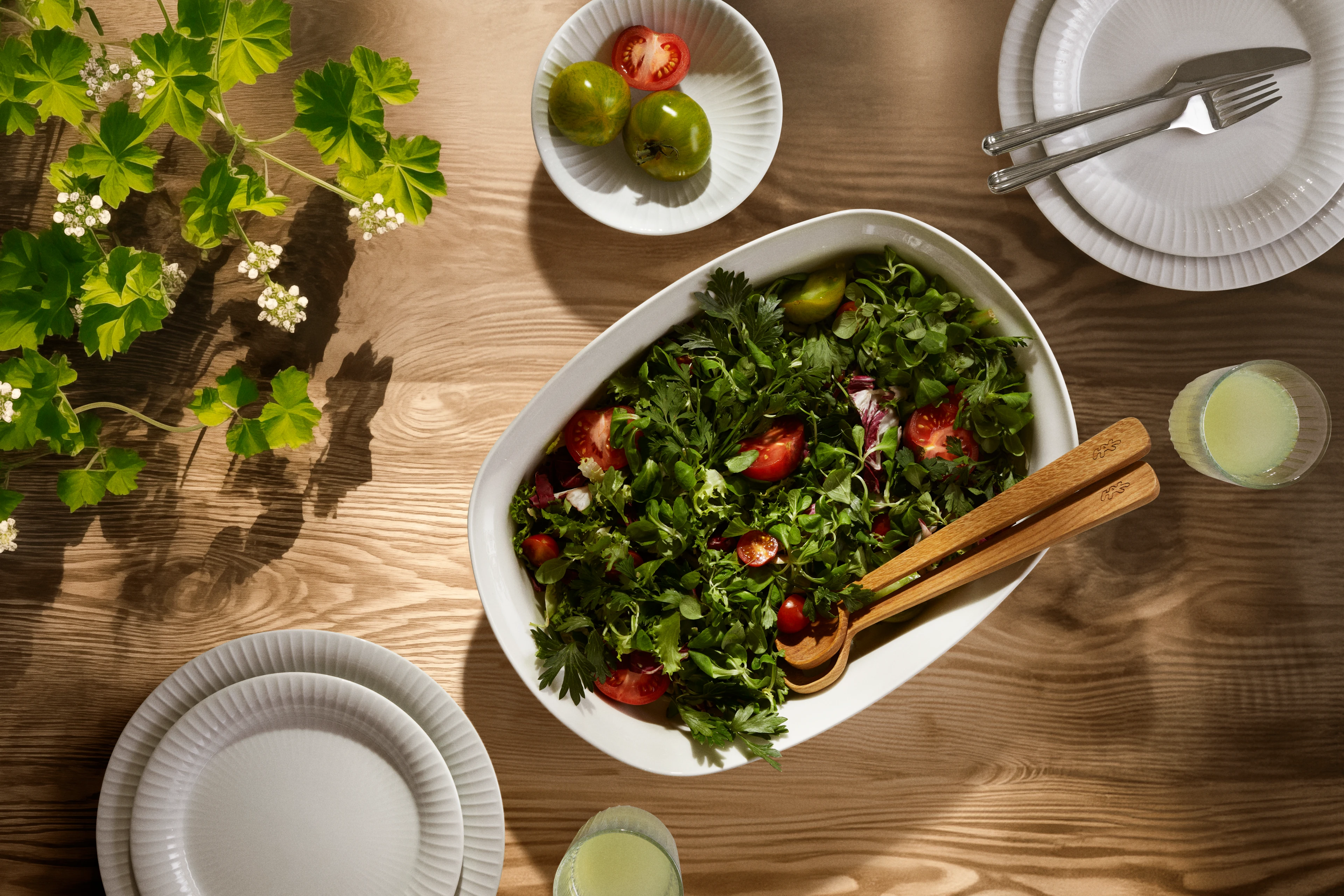 Ovenproof dish 39x29.5 cm from Kähler  in White color, made of Ceramics