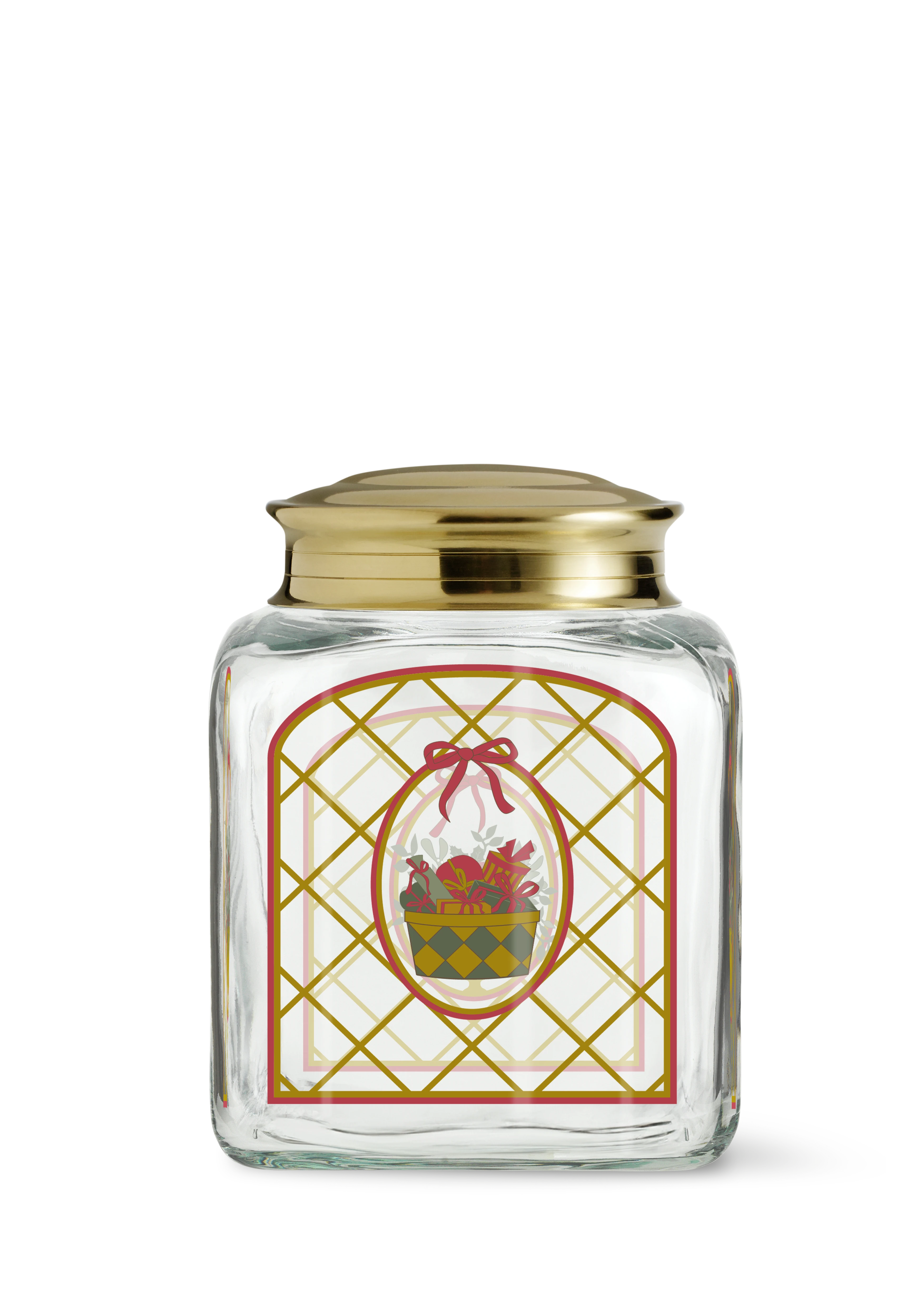 Weihnachtsgebäckglas 2025 H16 von Holmegaard in der Farbe Multi, hergestellt aus Glas