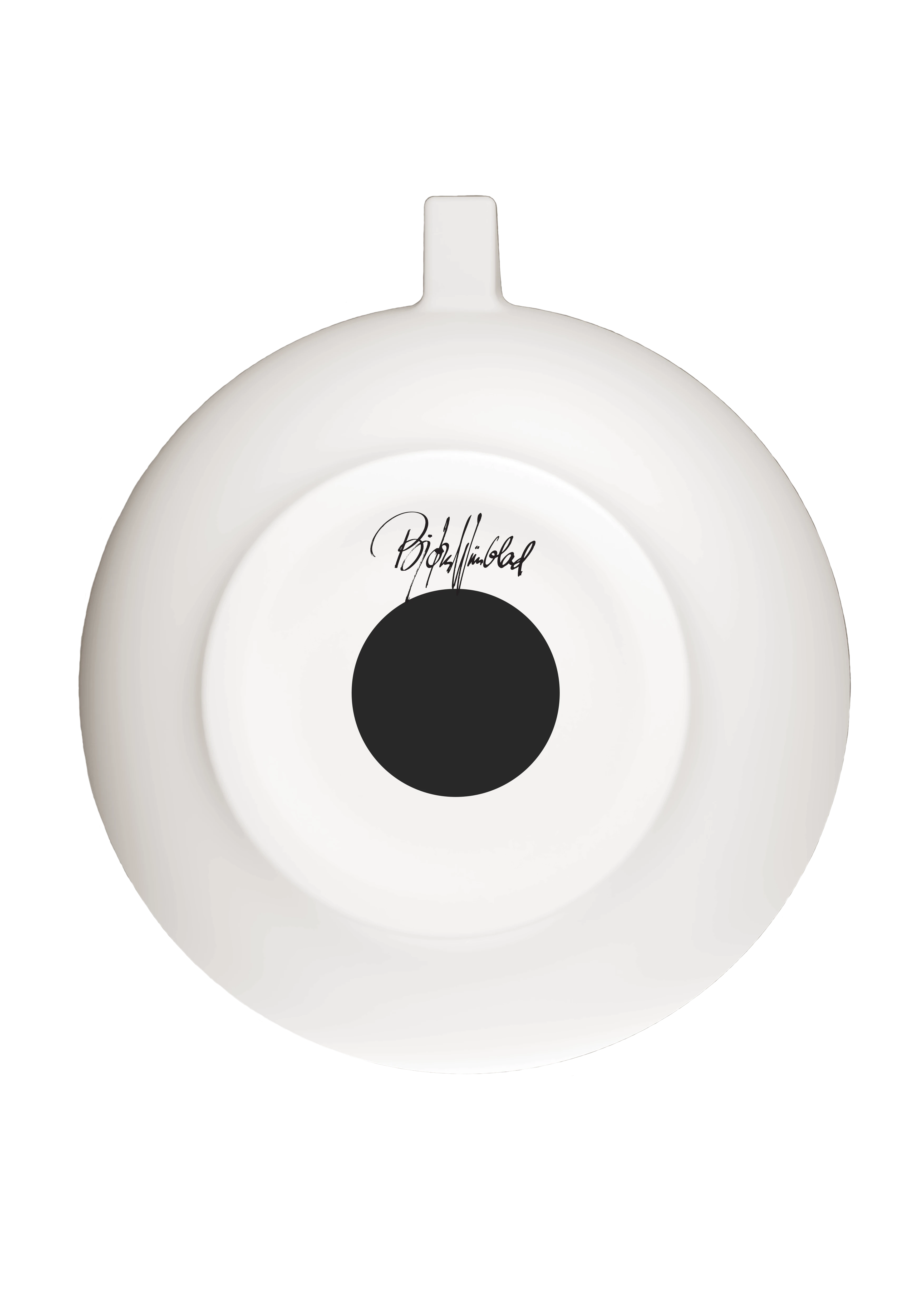 Candle holder H9 cm from Bjørn Wiinblad in Yellow color, made of Ceramics