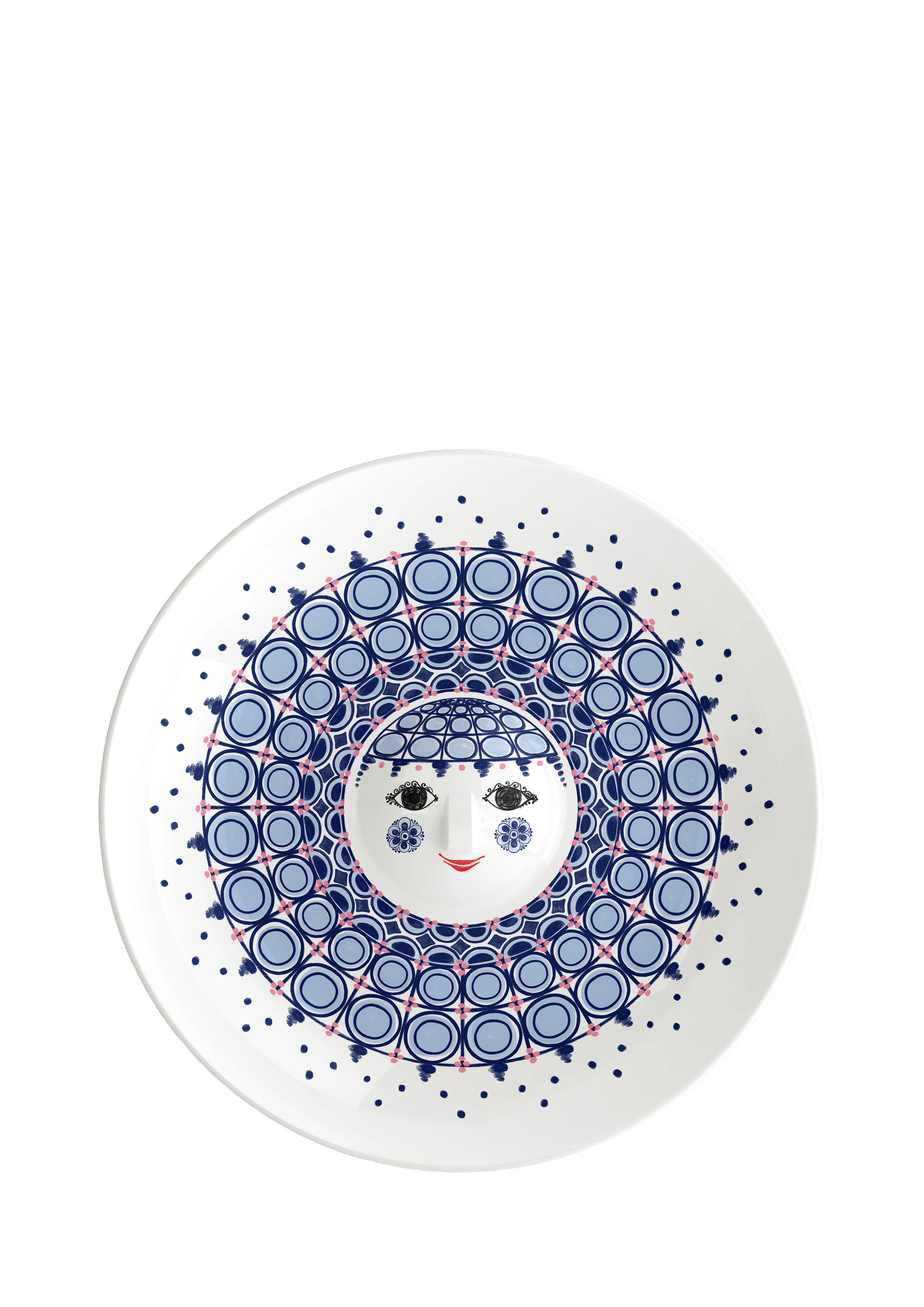 Bjørn Wiinblad Fruit Bowl Ø25 cm in Blue from Dora