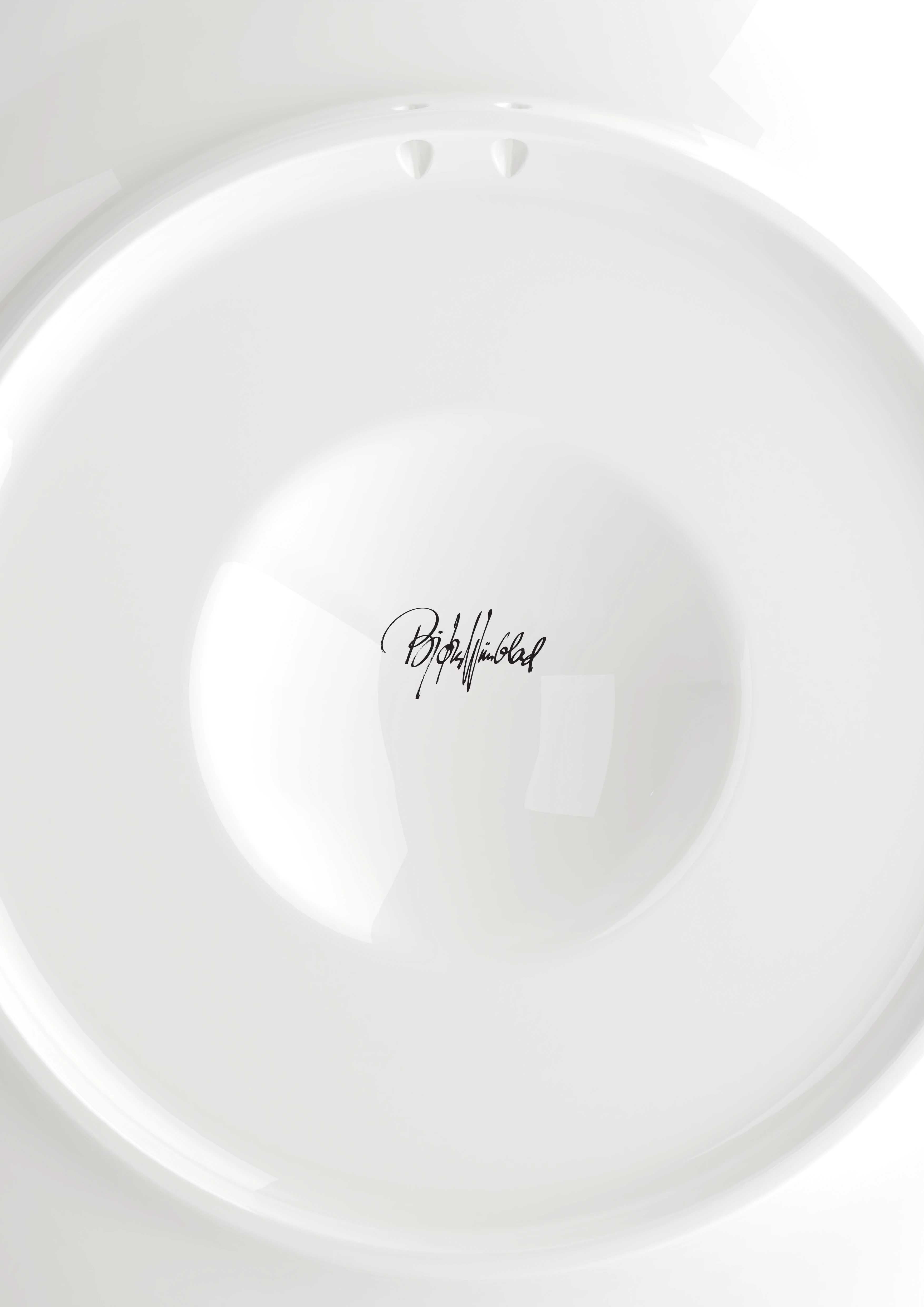 Fat Ø33 cm fra Bjørn Wiinblad i fargen Blå, laget av Keramikk