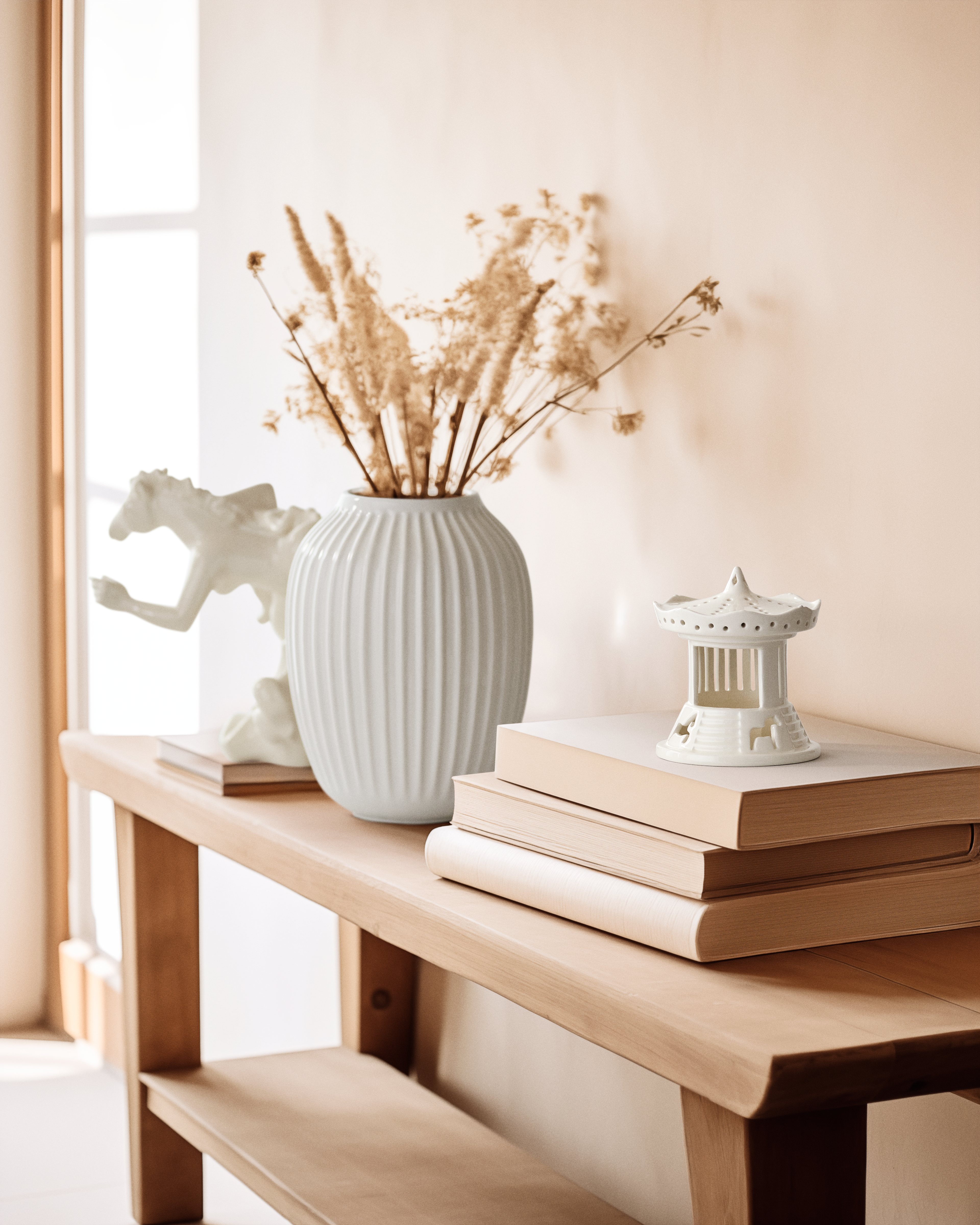 Kähler Lighthouse Carousel Ø12 cm in White