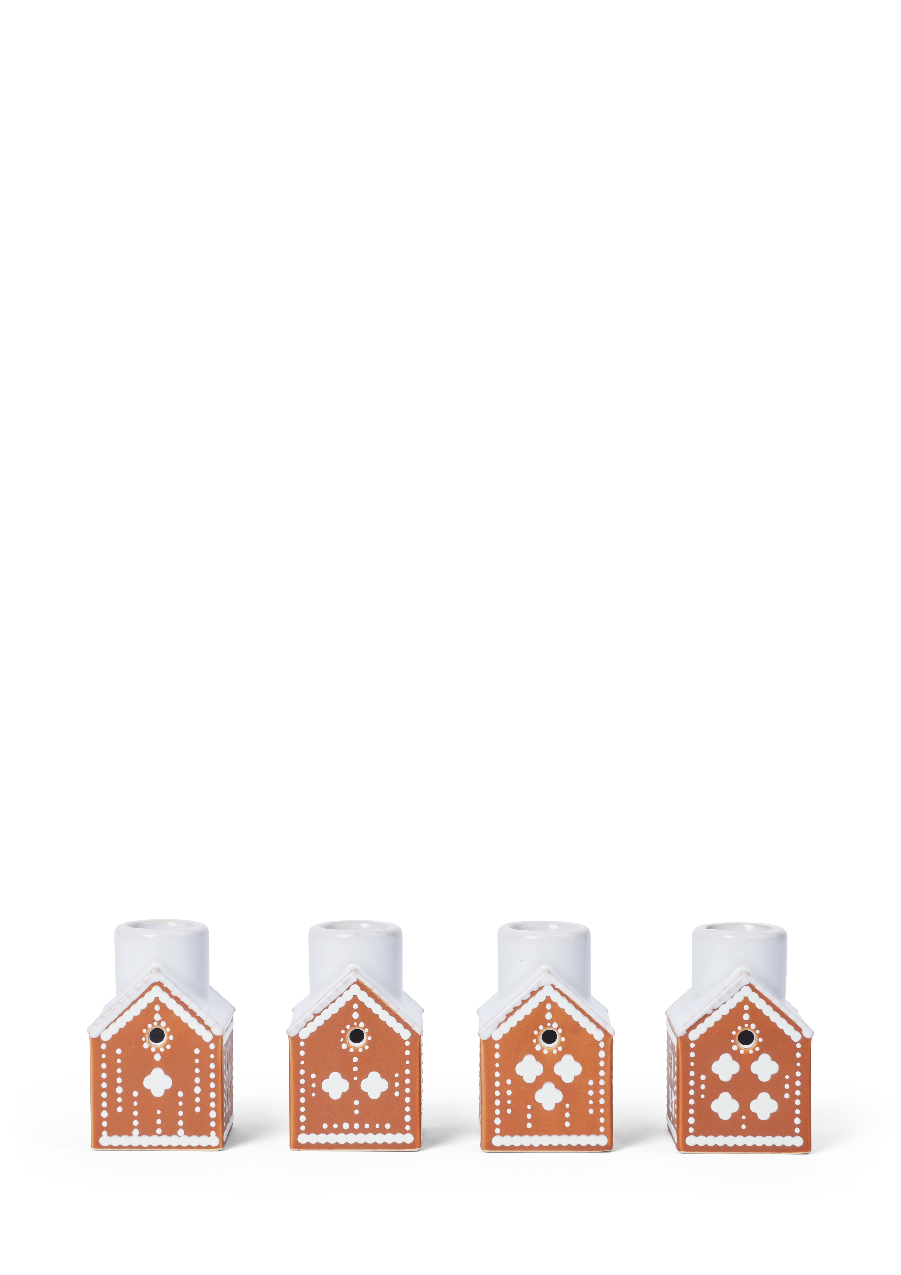 Adventsljusstake H7.5 från Kähler i färgen Brun, tillverkad av Keramik