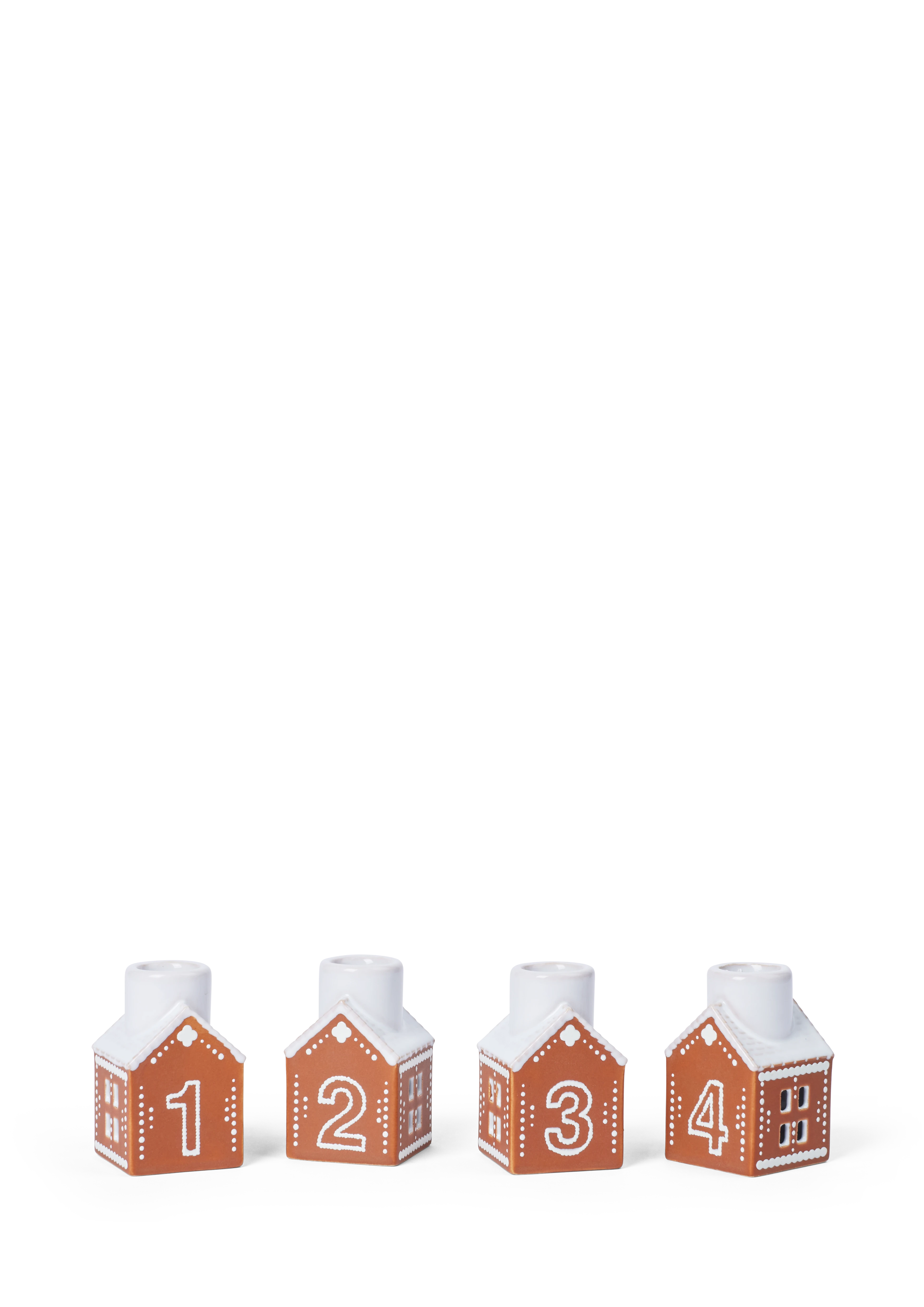 Adventsstake H7.5 fra Kähler i fargen Brun, laget av Keramikk