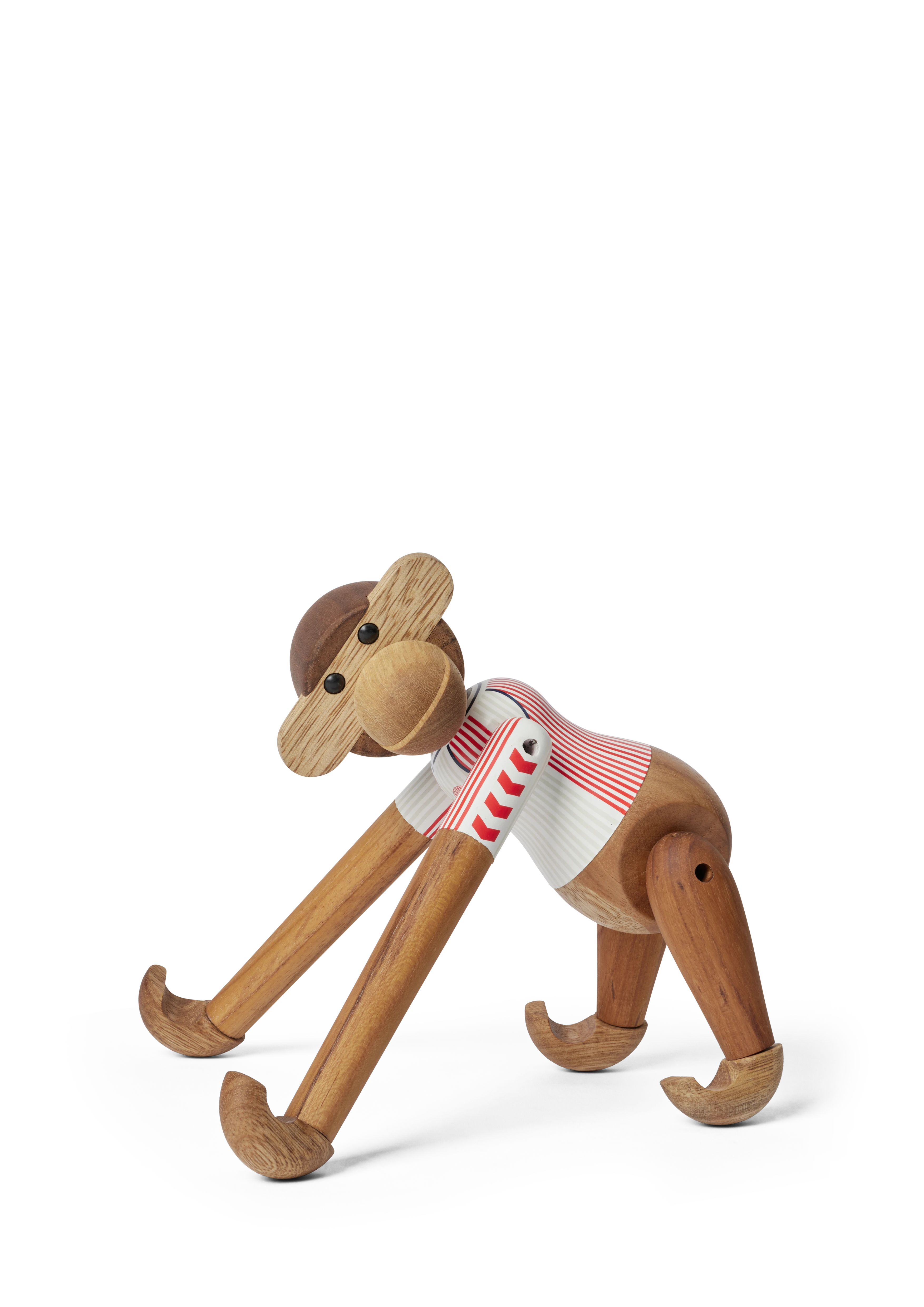 x DBU 86 Away Monkey small from Kay Bojesen in Teak/Limba color, made of Wood