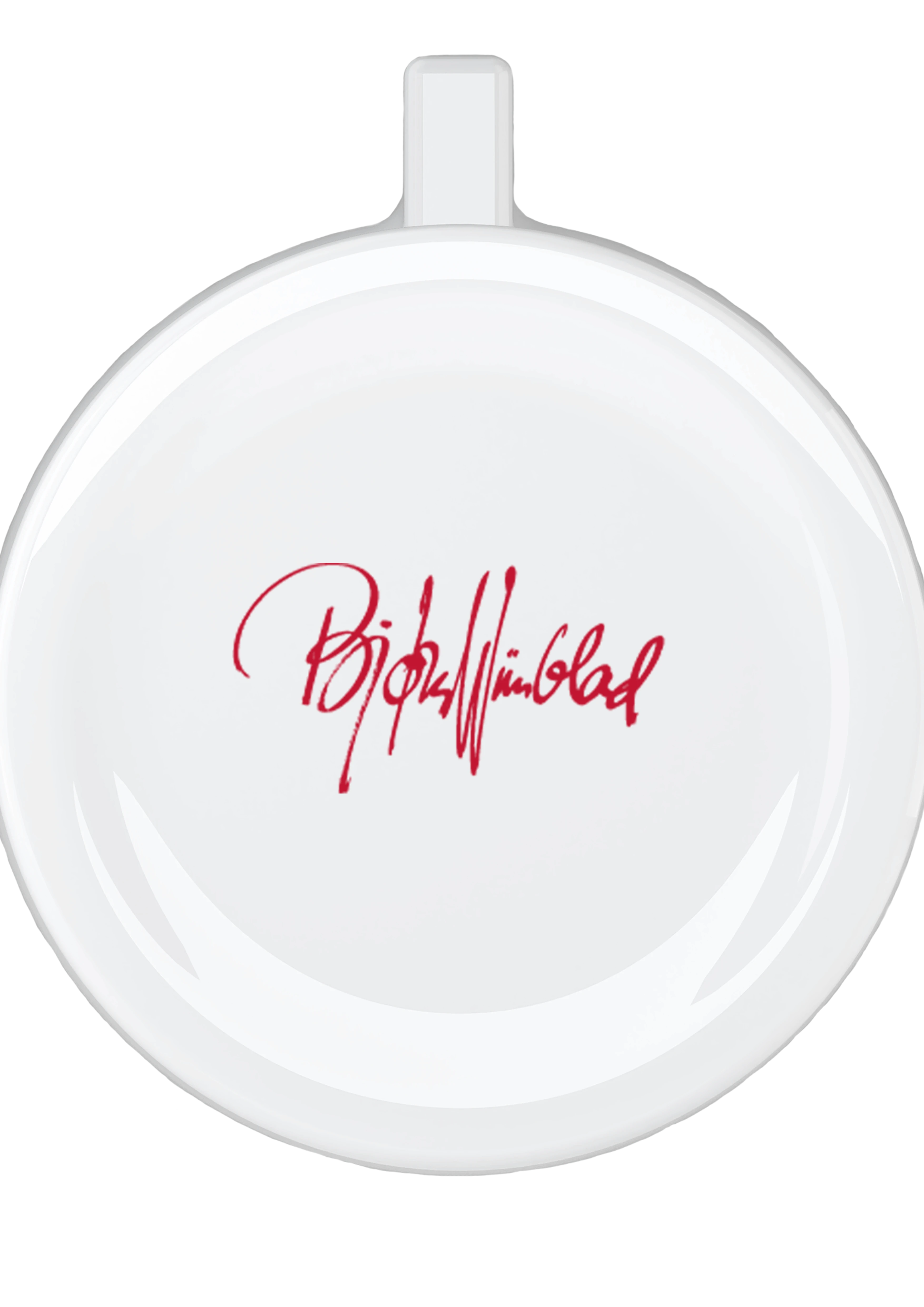 Juleophæng 2025 H7.5 fra Bjørn Wiinblad i farven Rød, lavet af Keramik