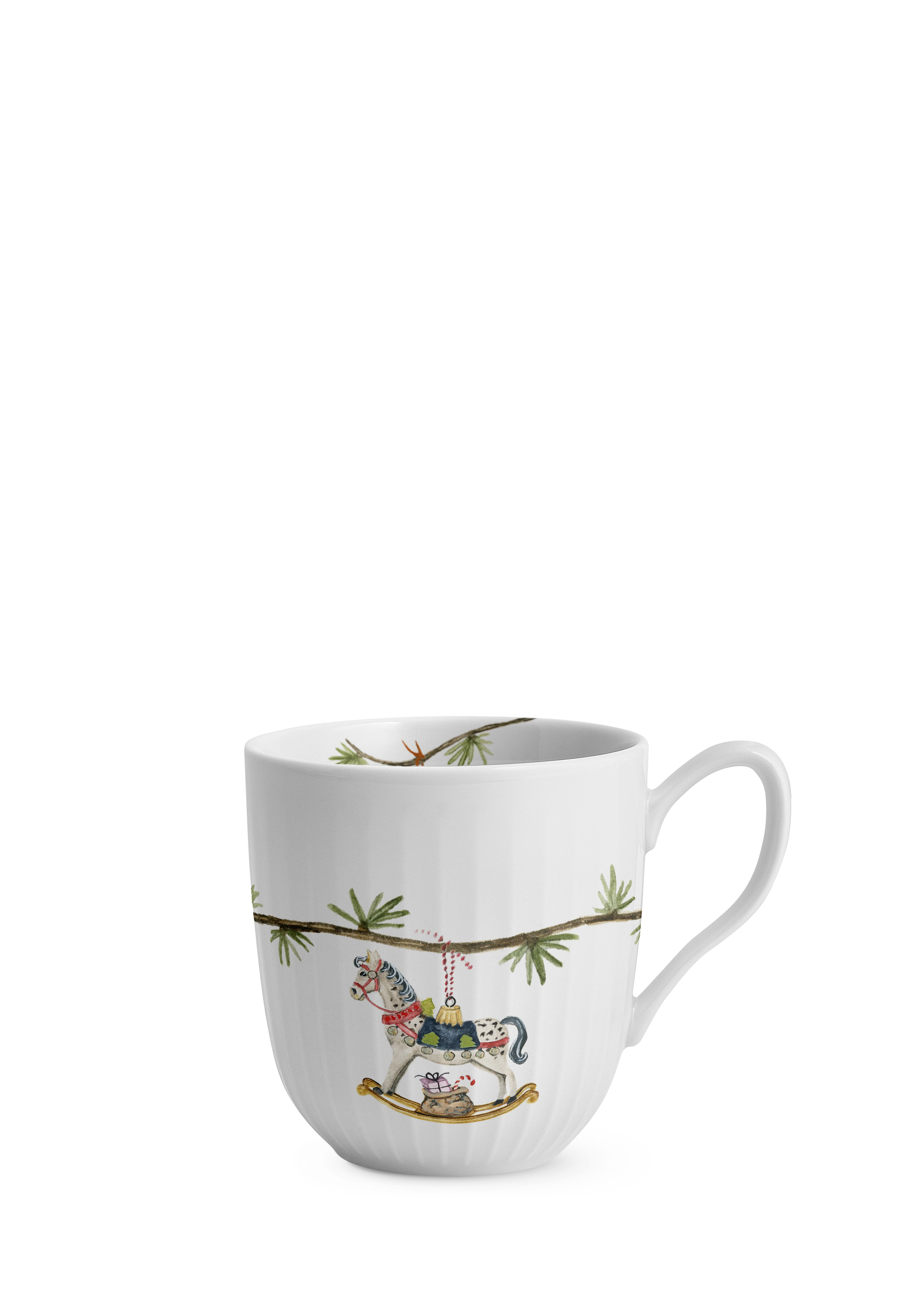 Mug 2025 33 cl from Kähler  in White w. deco color, made of Ceramics