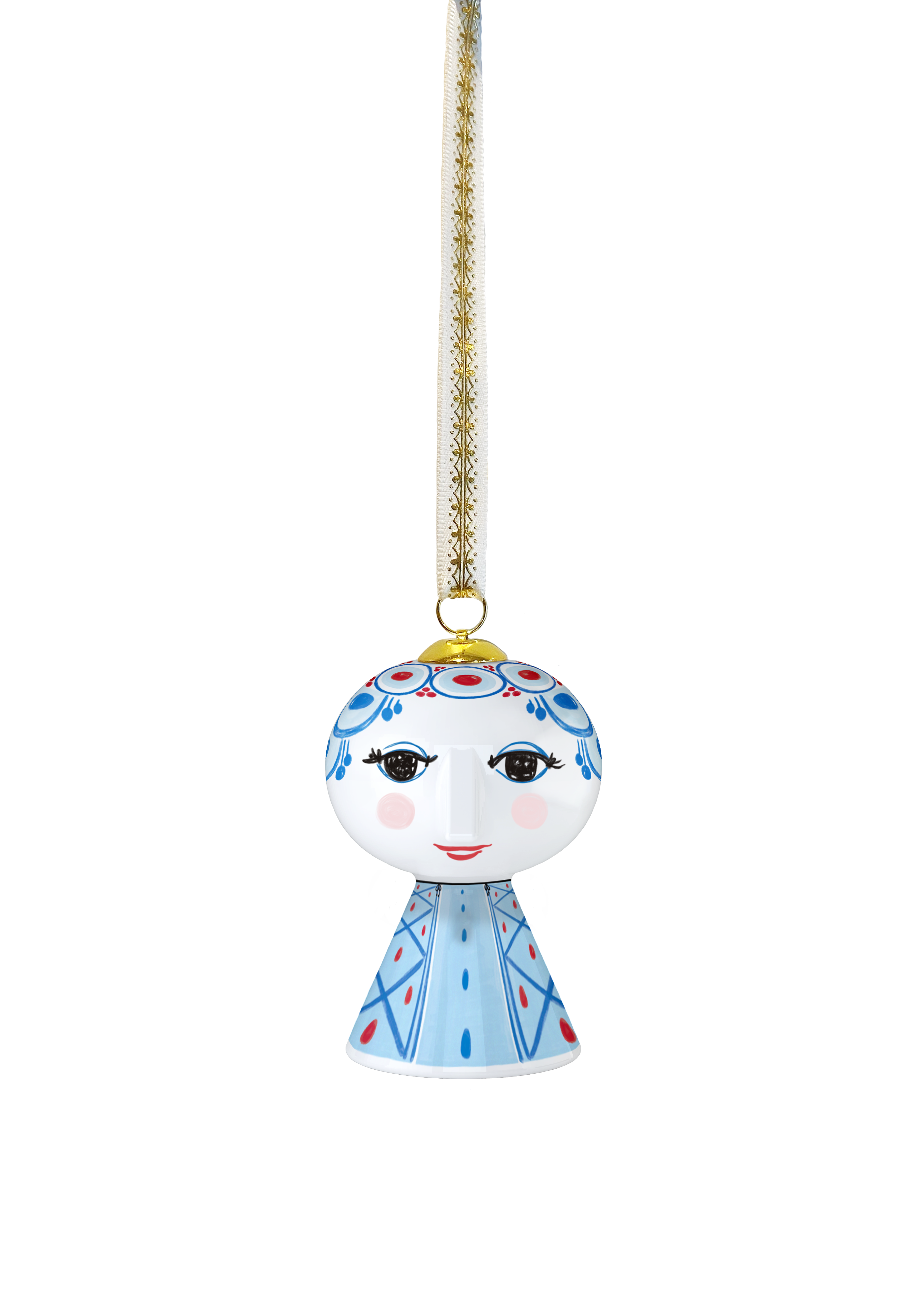 Bjørn Wiinblad Christmas Ornament 2025 H7.5 in Blue from Eva