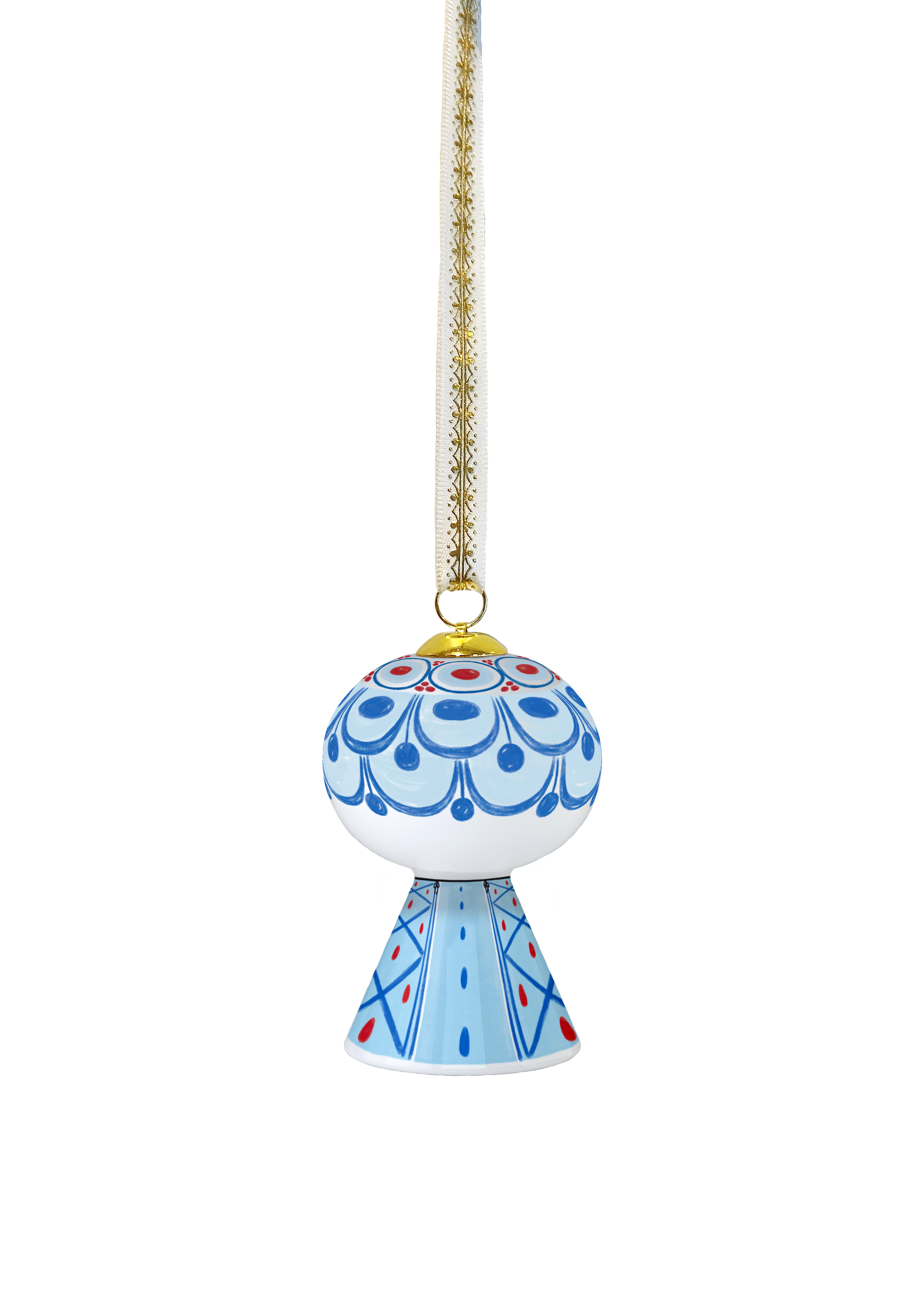 Bjørn Wiinblad Christmas Ornament 2025 H7.5 in Blue from Eva