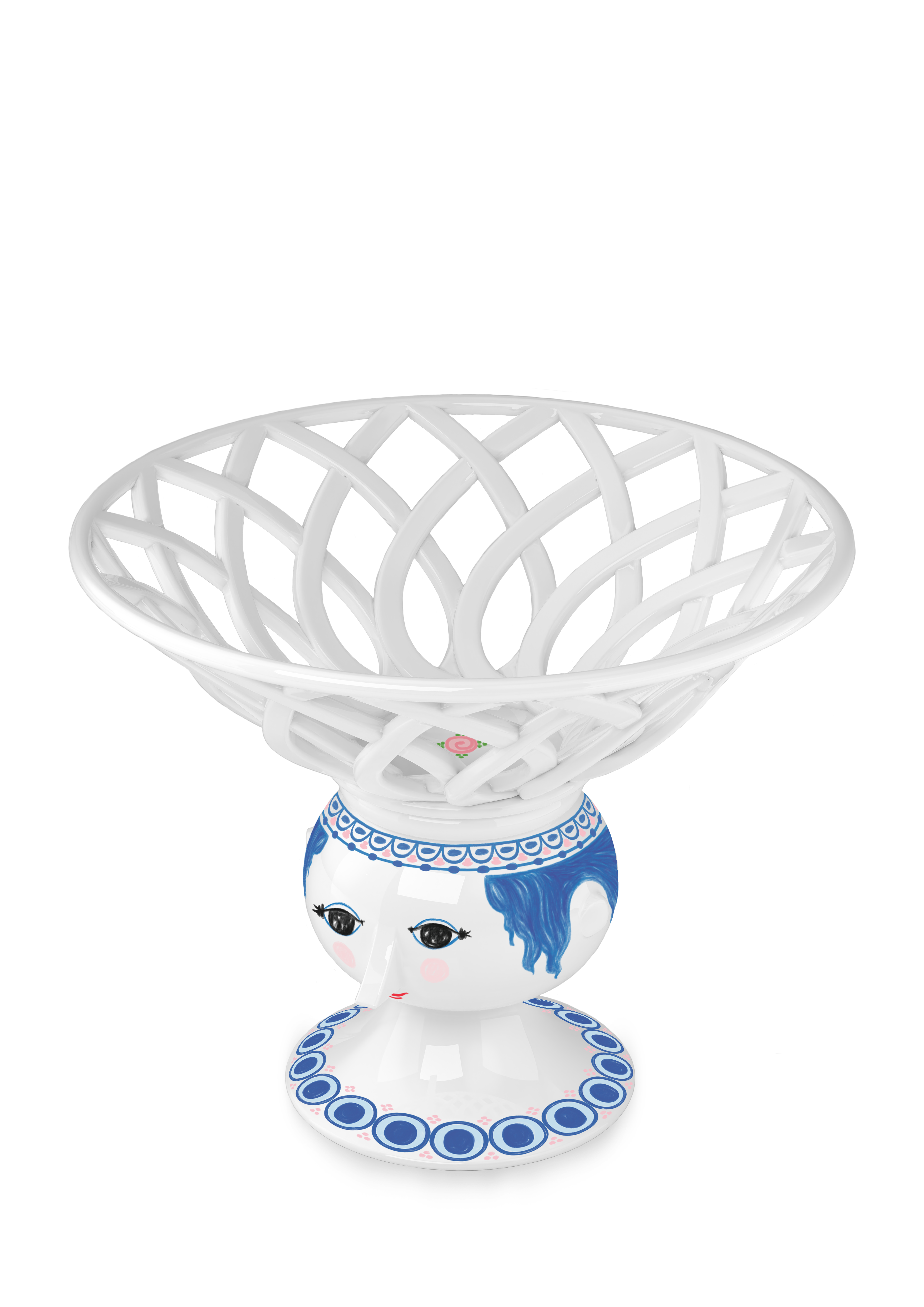 Bjørn Wiinblad Fruit Bowl Ø25 cm in Blue from Dora